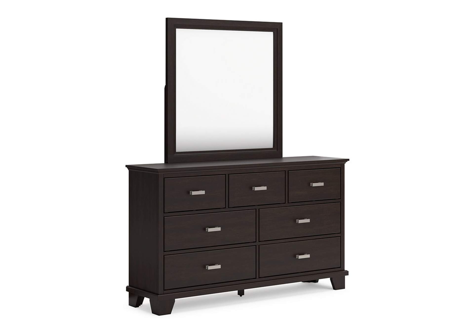 Covetown Twin Panel Bed with Mirrored Dresser,Signature Design By Ashley