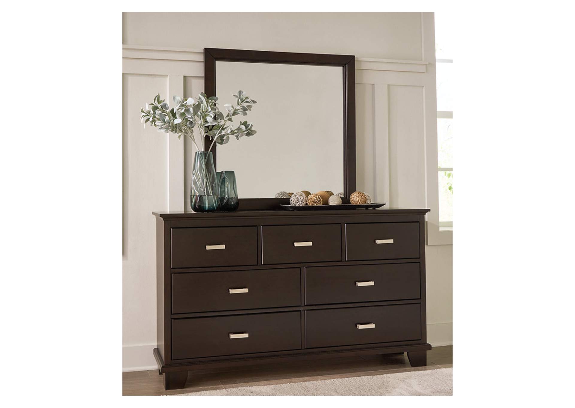 Covetown Twin Panel Bed with Mirrored Dresser and Nightstand,Signature Design By Ashley