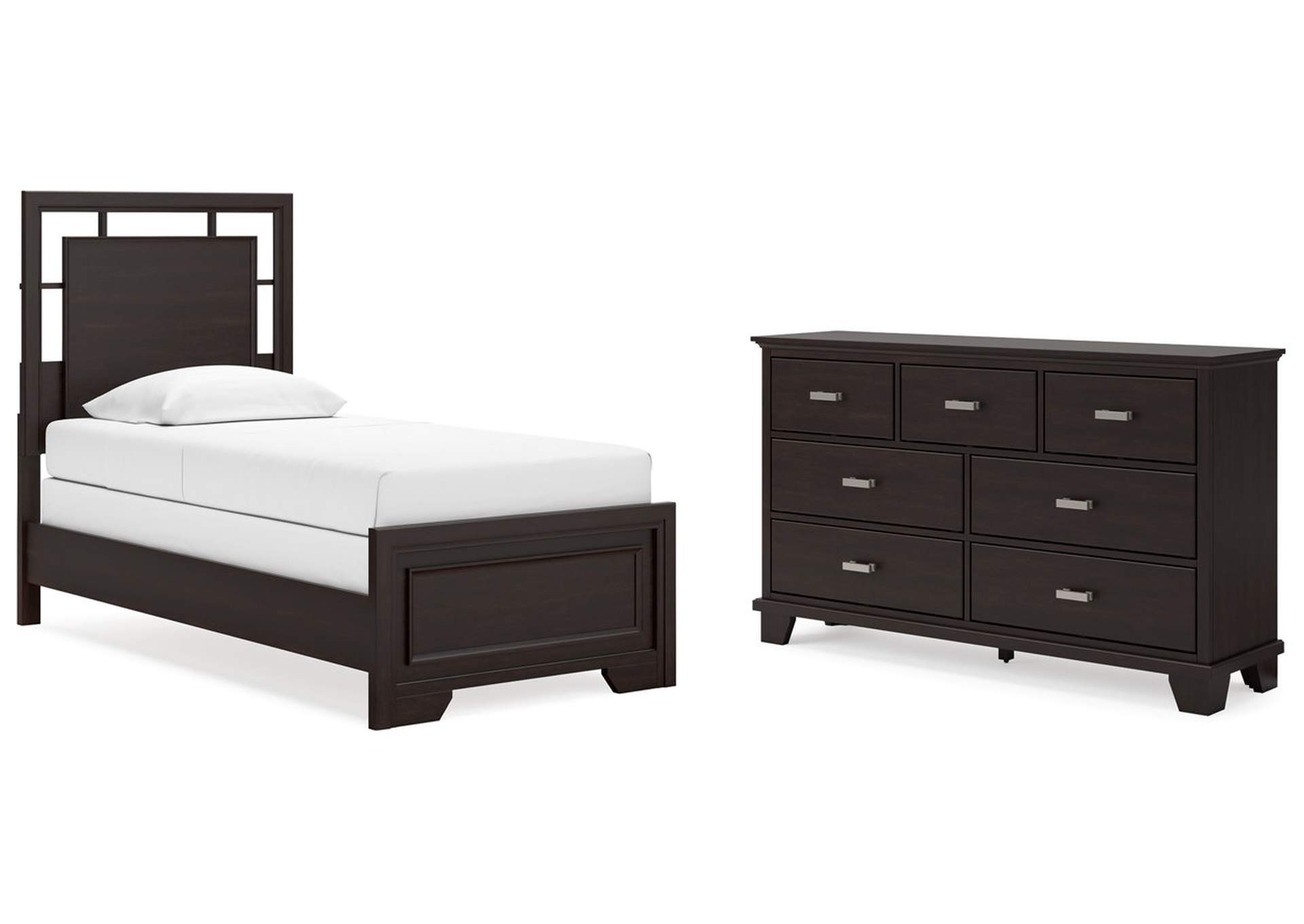 Covetown Twin Panel Bed with Dresser,Signature Design By Ashley