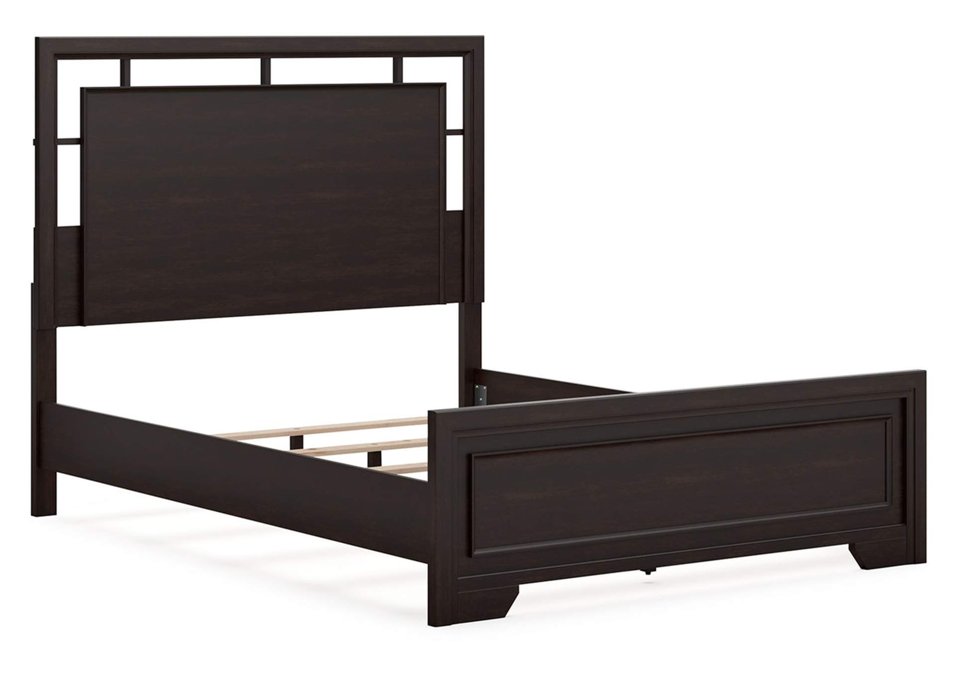 Covetown Queen Panel Bed with Mirrored Dresser, Chest and 2 Nightstands,Signature Design By Ashley