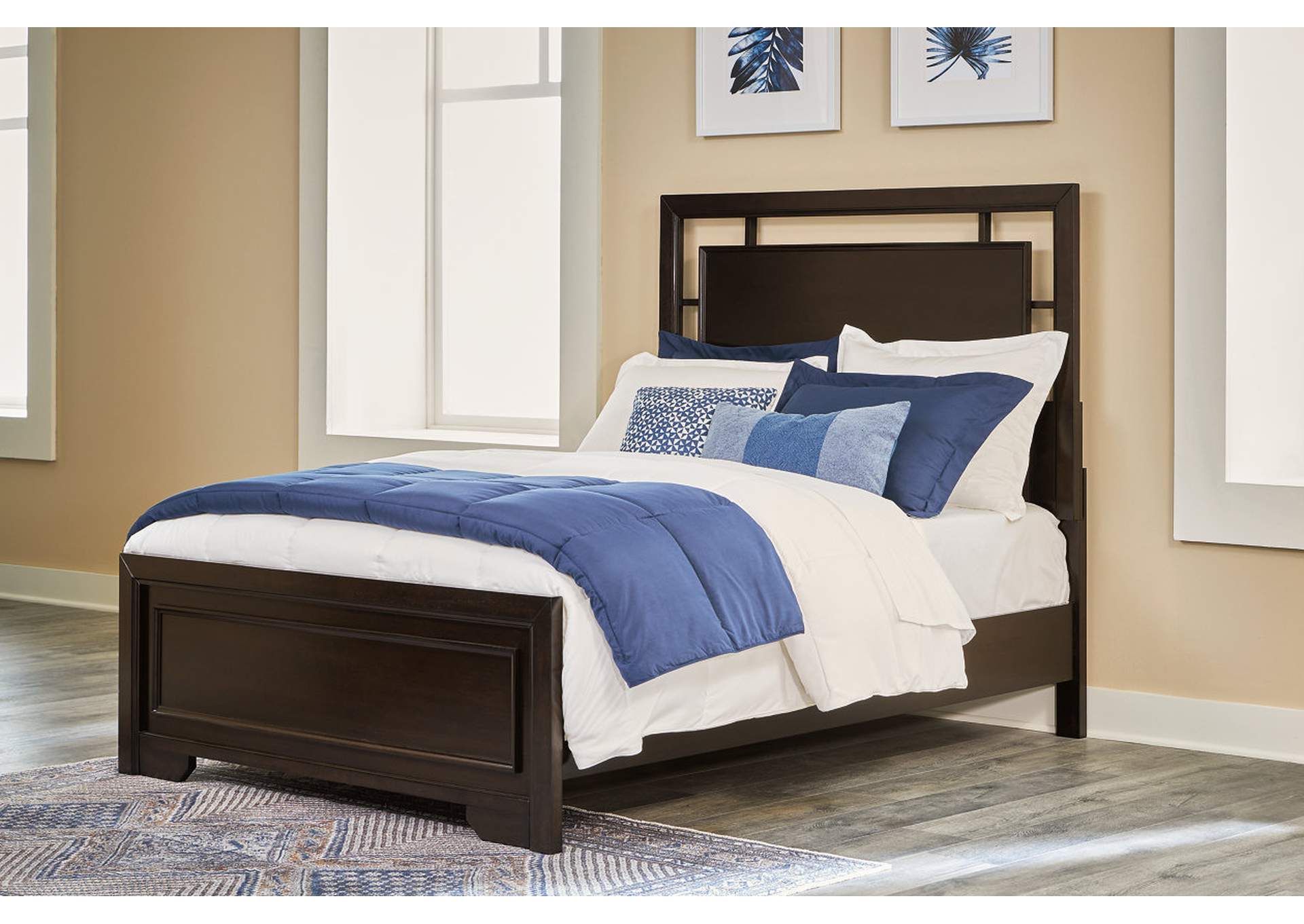 Covetown Full Panel Bed with Mirrored Dresser,Signature Design By Ashley