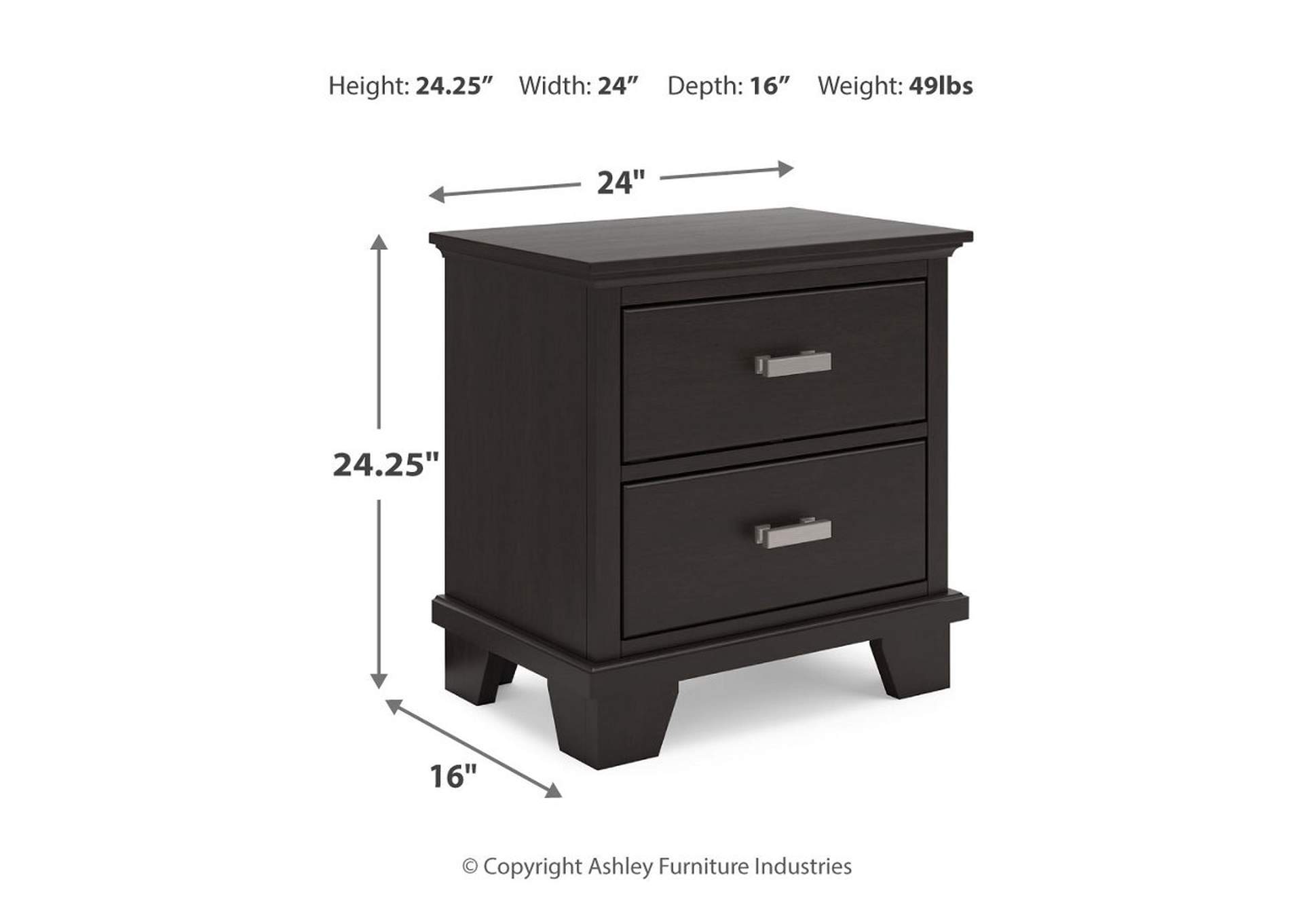 Covetown Twin Panel Bed with Mirrored Dresser and 2 Nightstands,Signature Design By Ashley