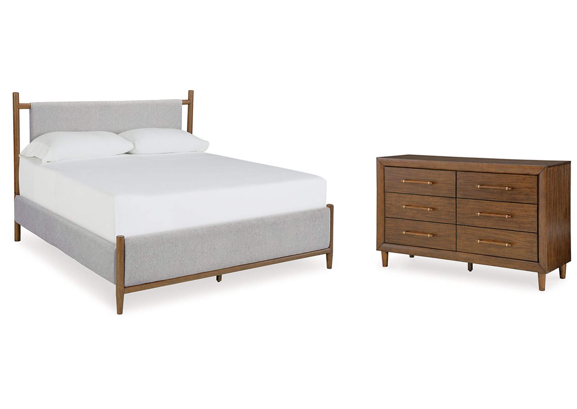 Lyncott Queen Upholstered Bed with Dresser,Signature Design By Ashley