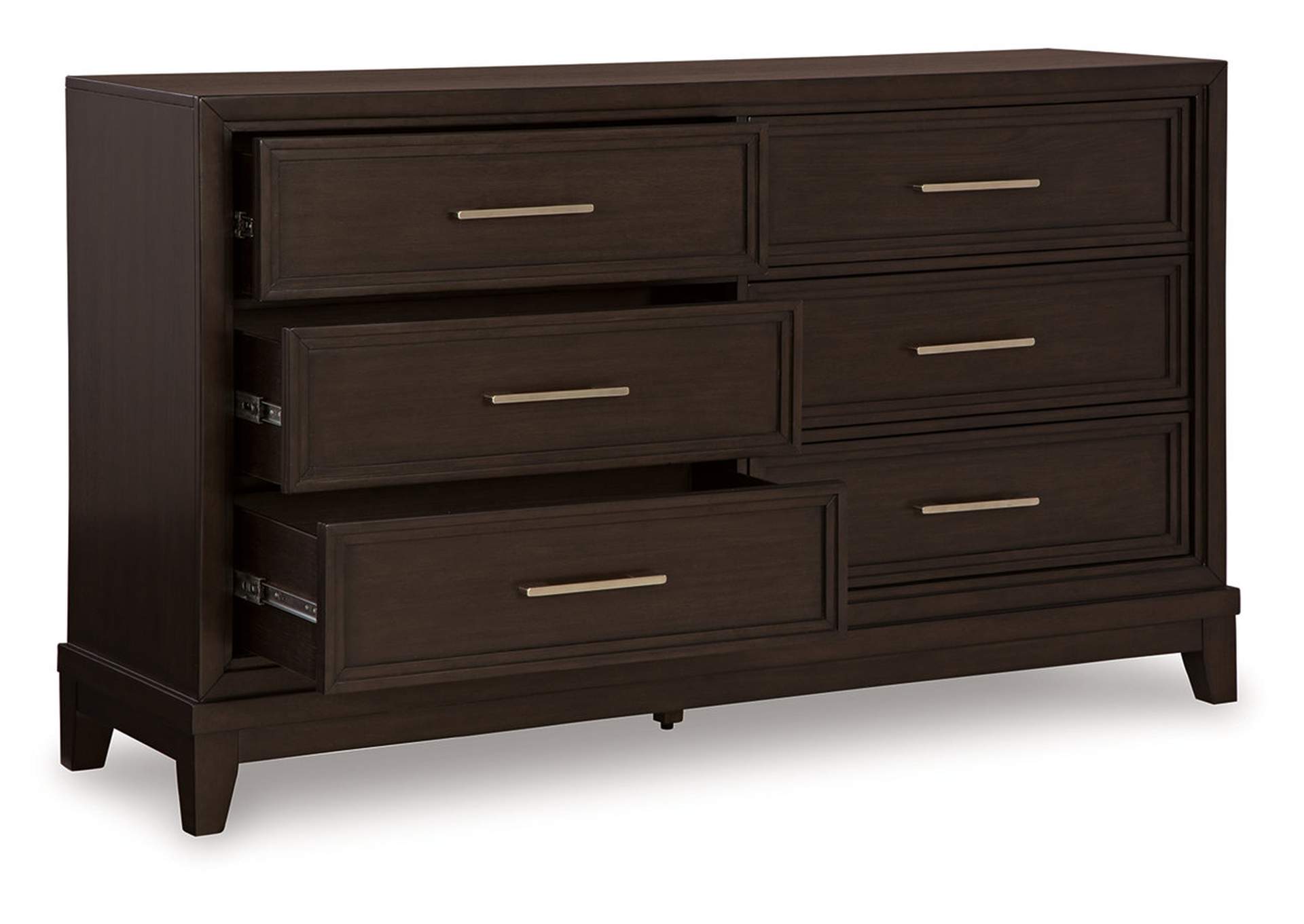 Neymorton Queen Upholstered Panel Bed with Dresser,Signature Design By Ashley