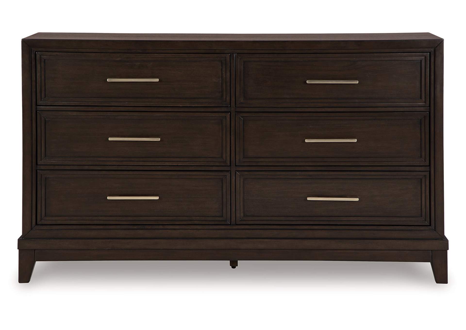 Neymorton California King Upholstered Panel Bed with Dresser,Signature Design By Ashley