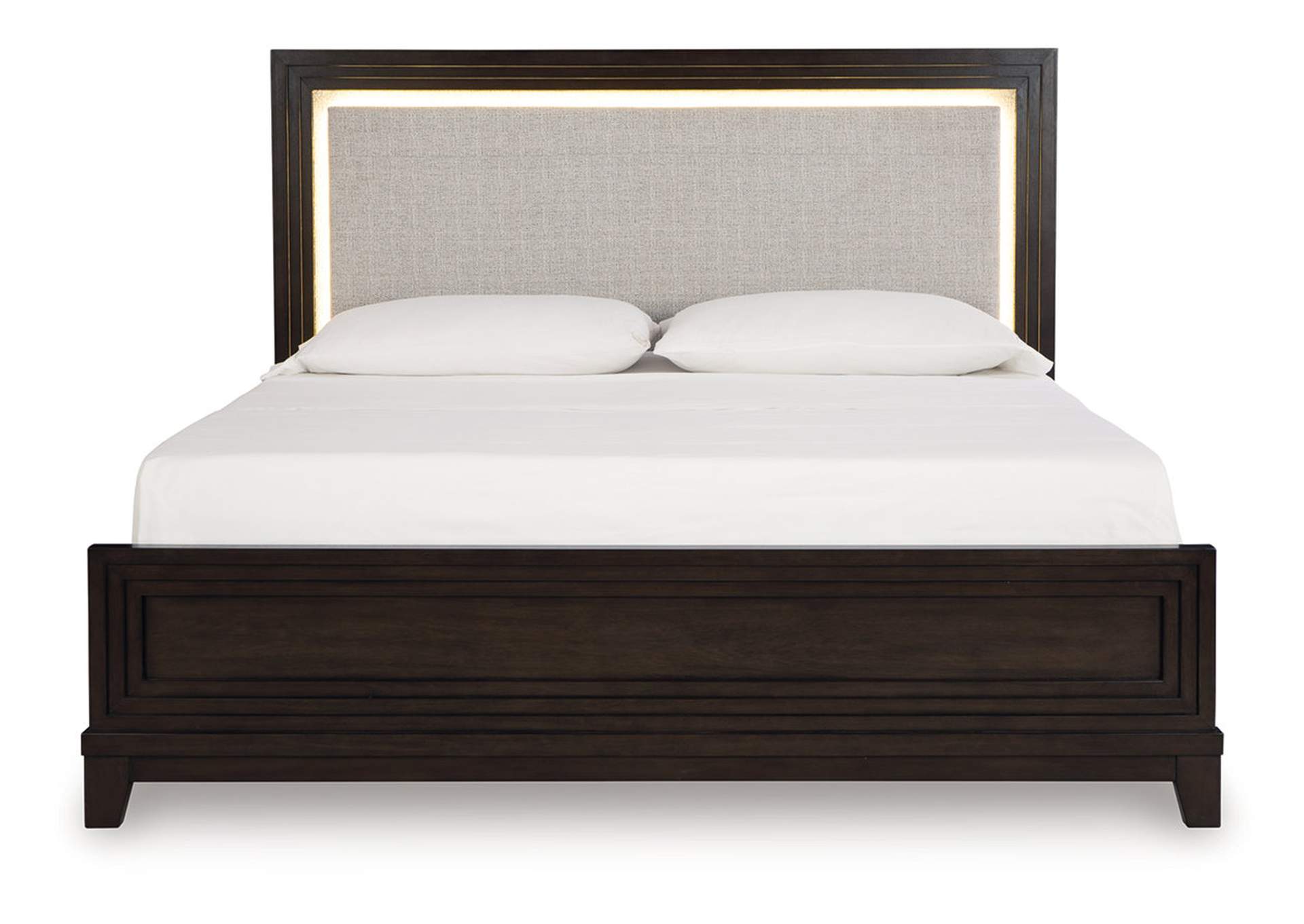 Neymorton King Upholstered Panel Bed,Signature Design By Ashley