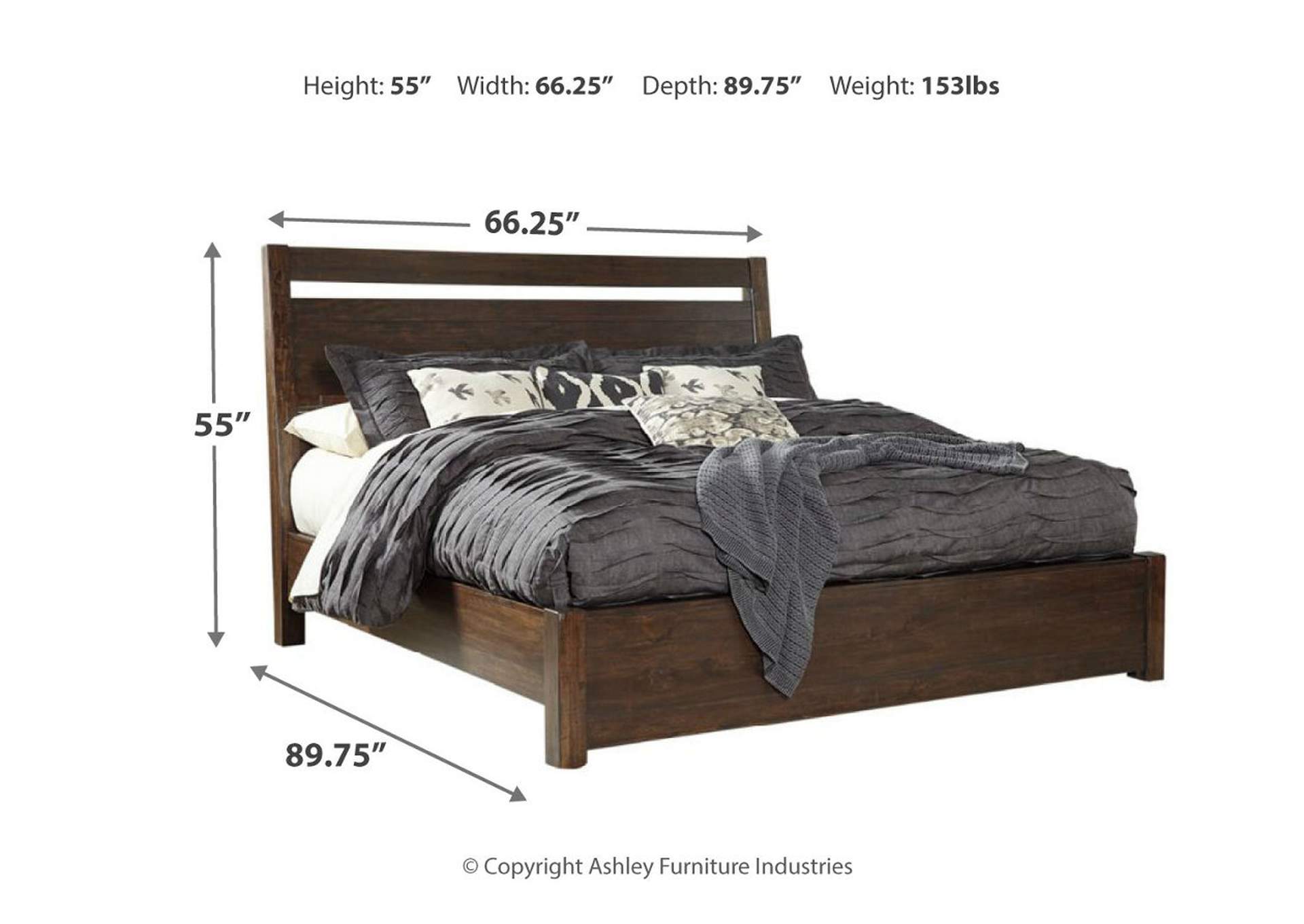 Starmore Queen Panel Bed with 2 Nightstands,Millennium