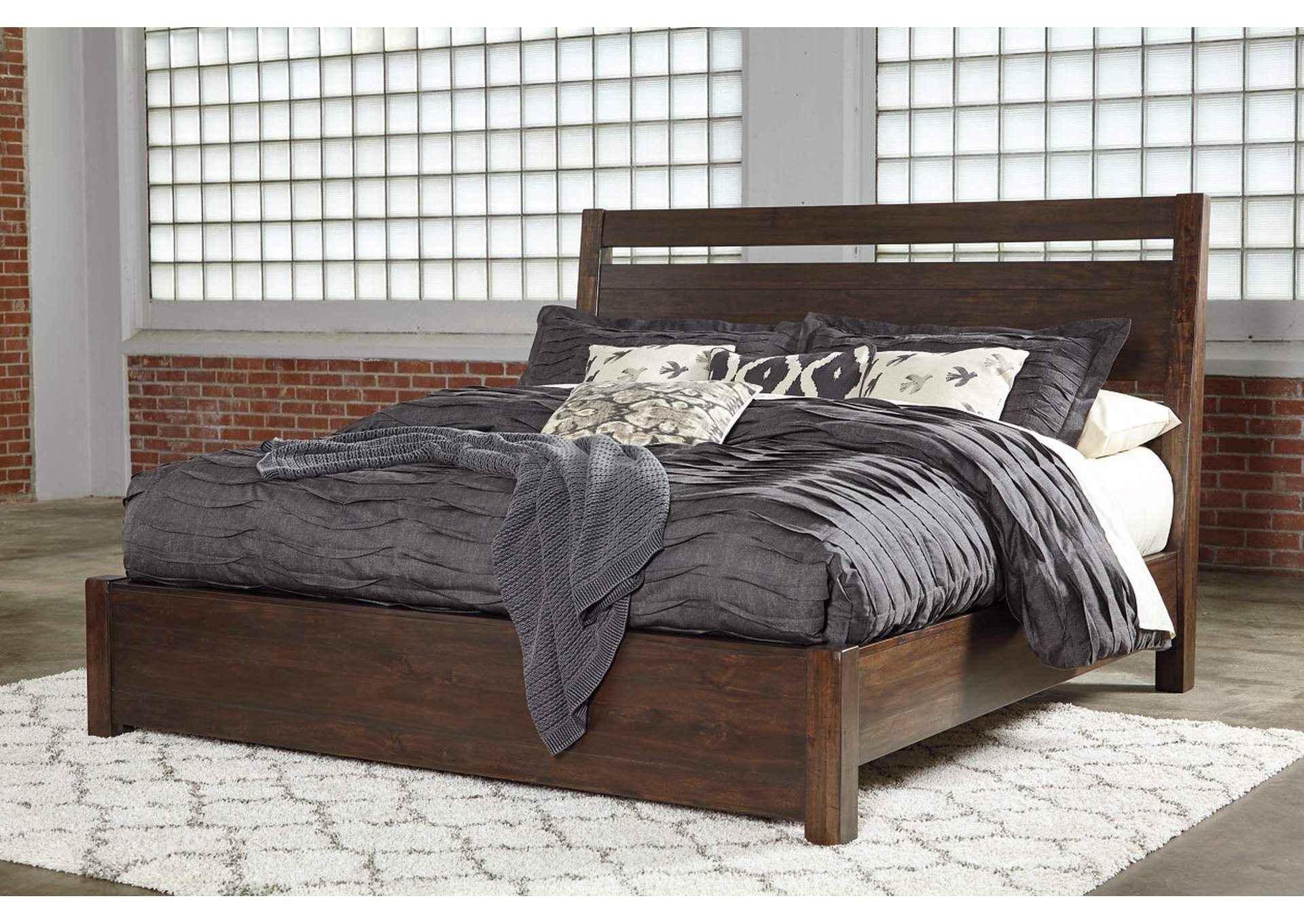 Starmore Queen Panel Bed with 2 Nightstands,Millennium