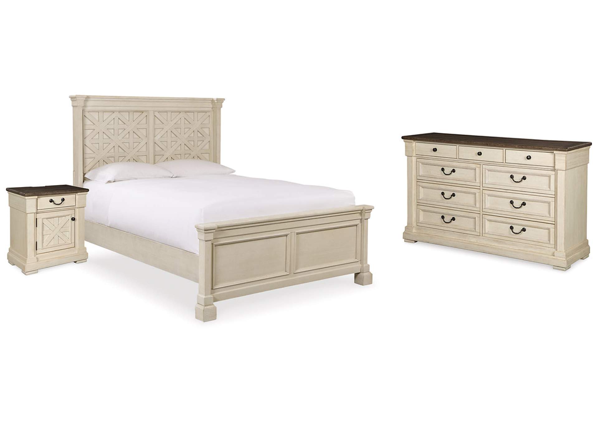 Bolanburg Queen Panel Bed, Dresser and Nightstand,Signature Design By Ashley