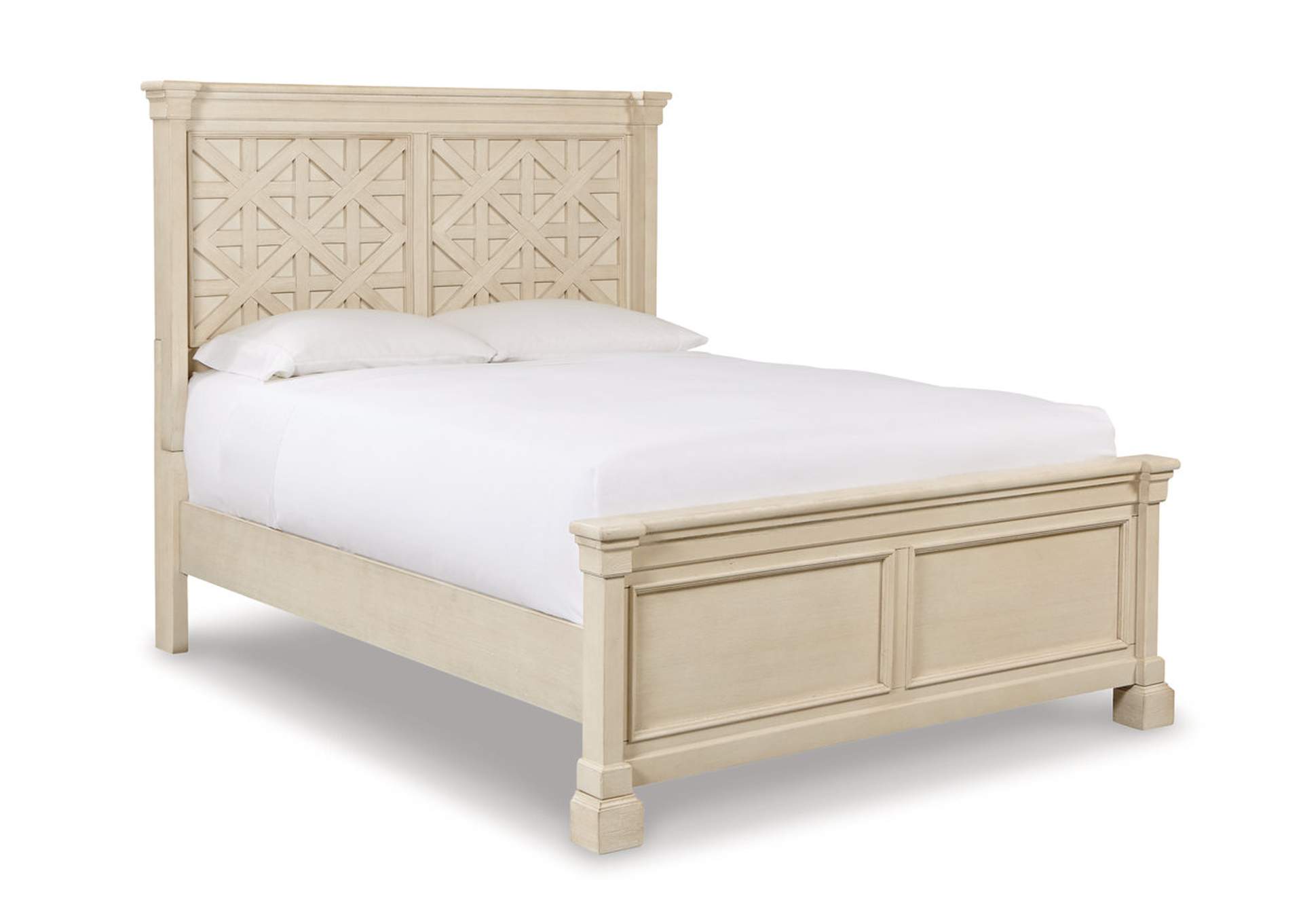 Bolanburg Queen Panel Bed with Mirrored Dresser, Chest and Nightstand,Signature Design By Ashley