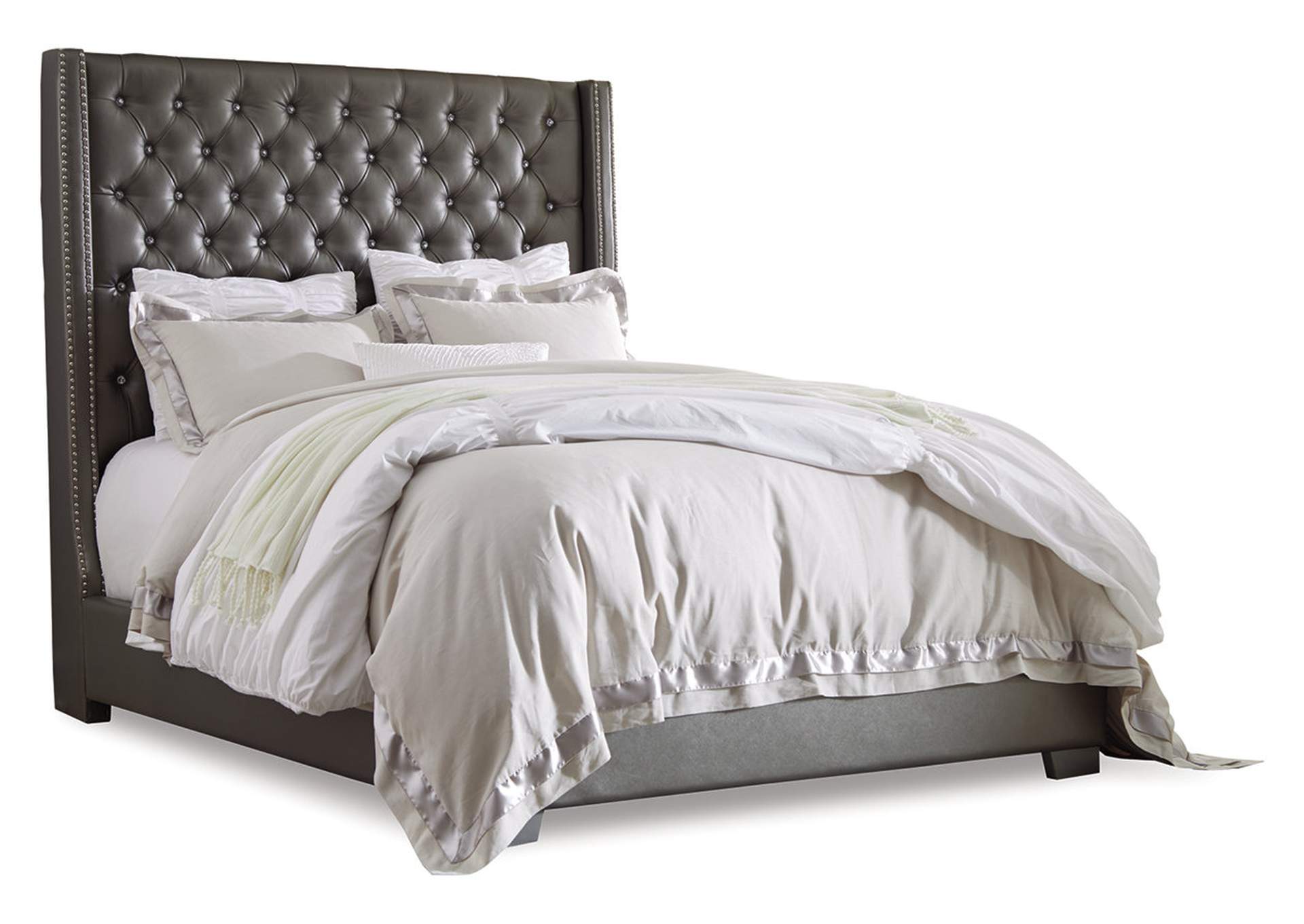 Coralayne King Upholstered Bed with Dresser,Signature Design By Ashley