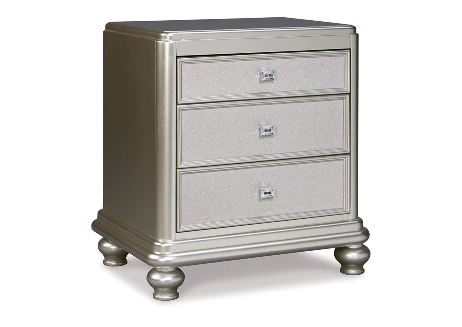 Coralayne Queen Upholstered Bed and Nightstand,Signature Design By Ashley