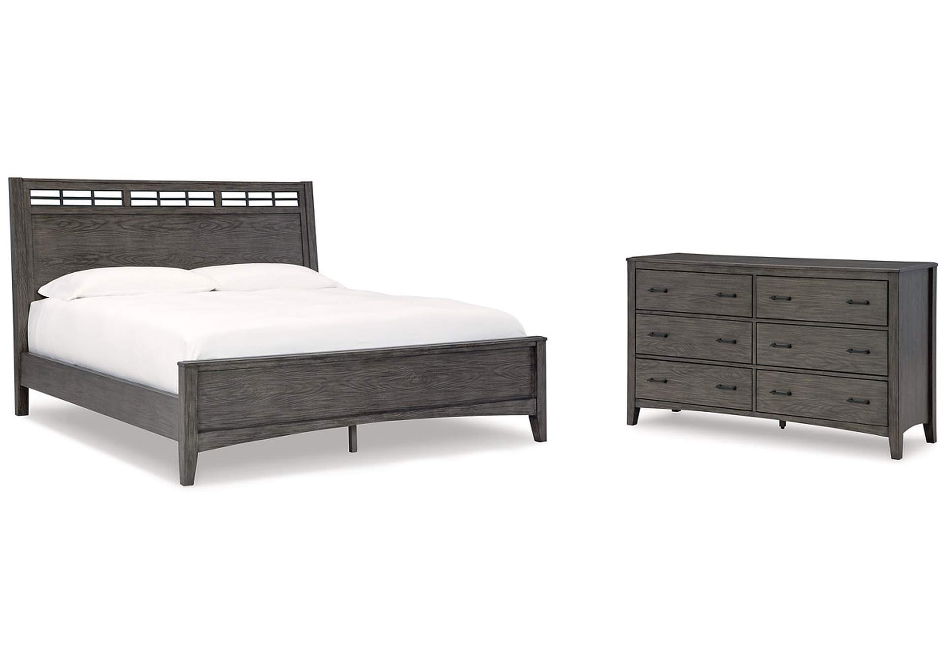 Montillan California King Panel Bed with Dresser,Signature Design By Ashley