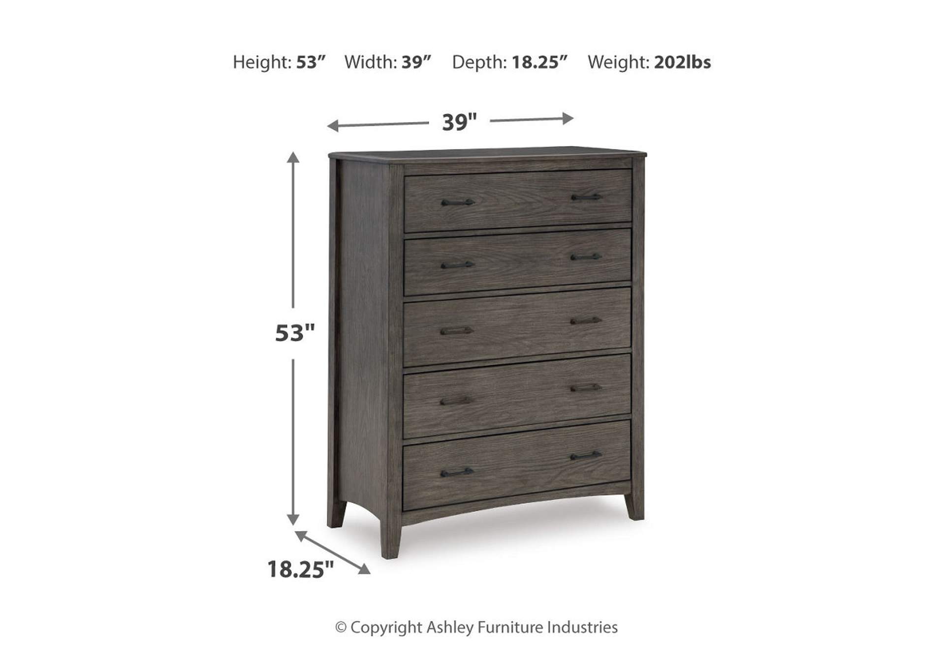 Montillan King Panel Bed with Mirrored Dresser and Chest,Signature Design By Ashley