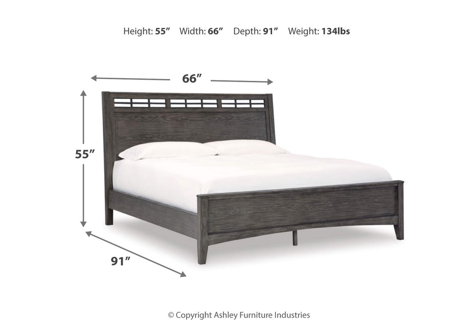 Montillan Queen Panel Bed with Mirrored Dresser, Chest and Nightstand,Signature Design By Ashley