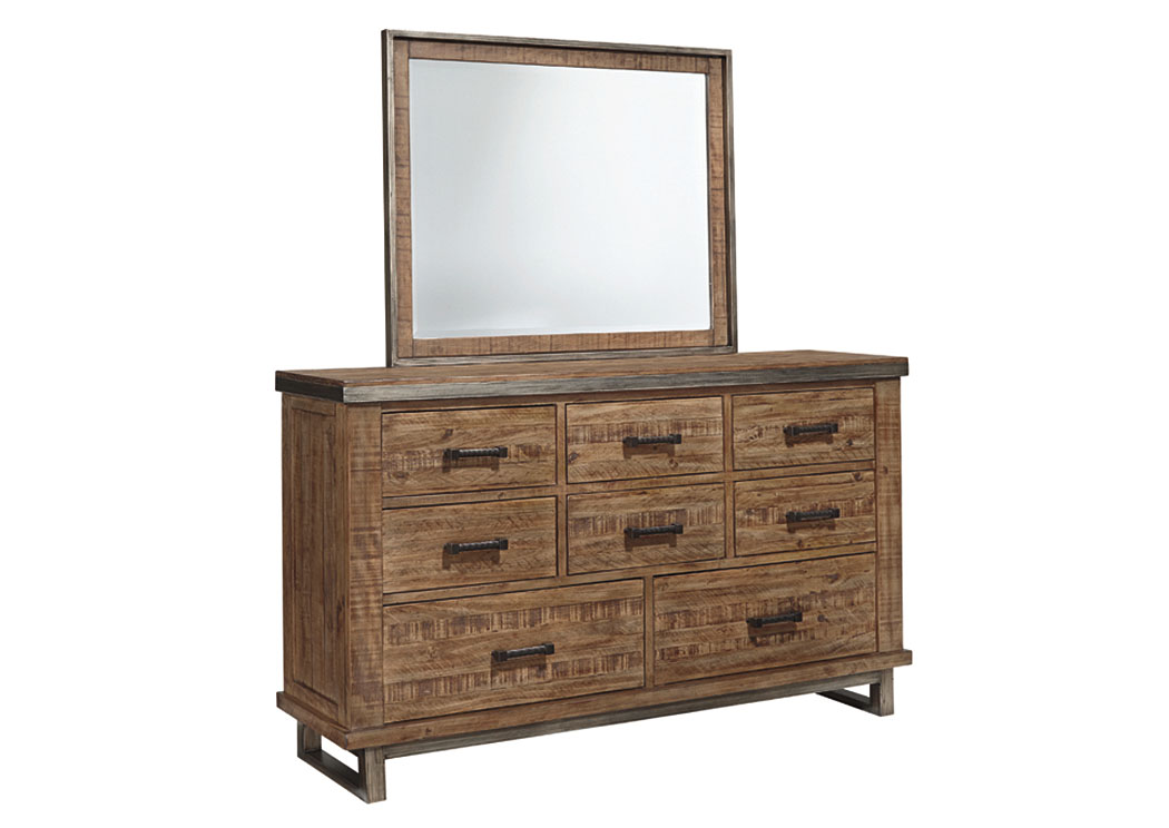 Dondie Warm Brown Bedroom Mirror,ABF Signature Design by Ashley