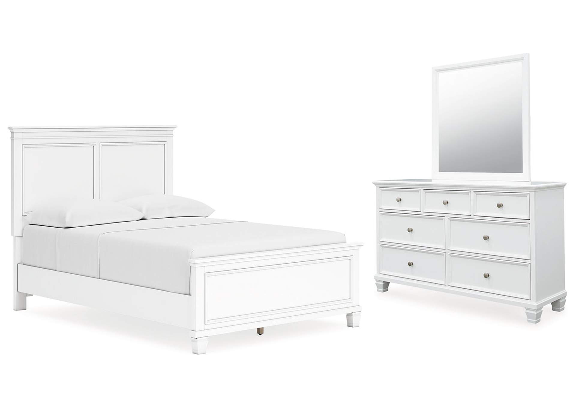 Fortman Full Panel Bed, Dresser and Mirror,Signature Design By Ashley