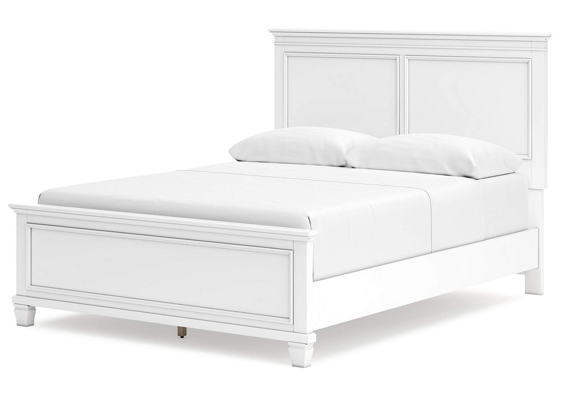 Fortman Queen Panel Bed with Mirrored Dresser, Chest and Nightstand,Signature Design By Ashley