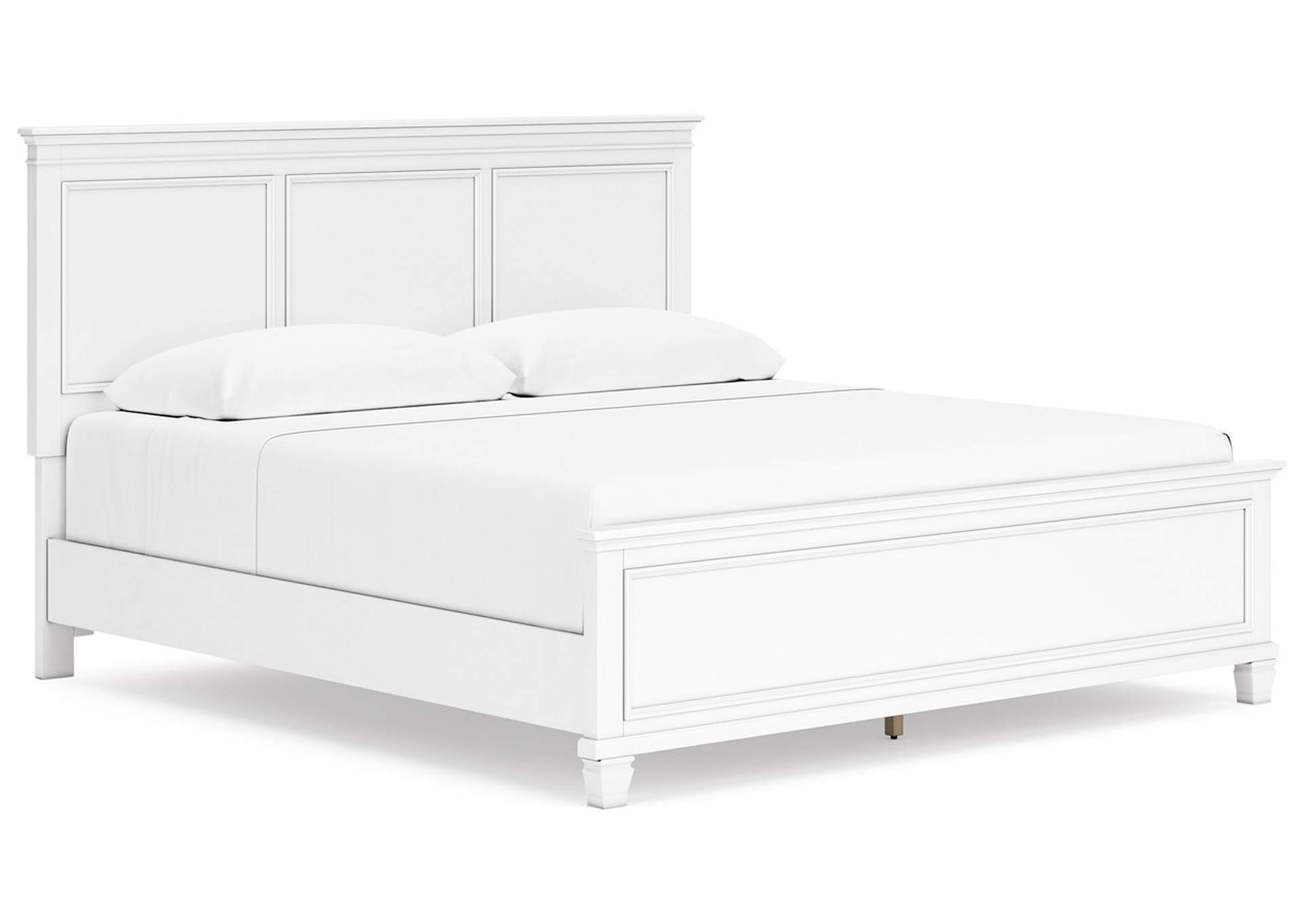 Fortman King Panel Bed with Mirrored Dresser and Chest,Signature Design By Ashley