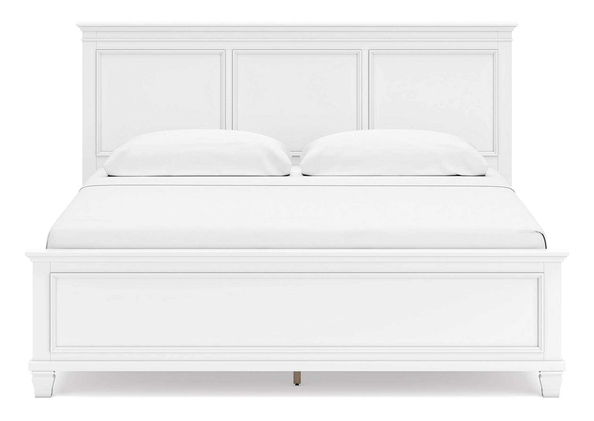 Fortman King Panel Bed with Mirrored Dresser and Chest,Signature Design By Ashley