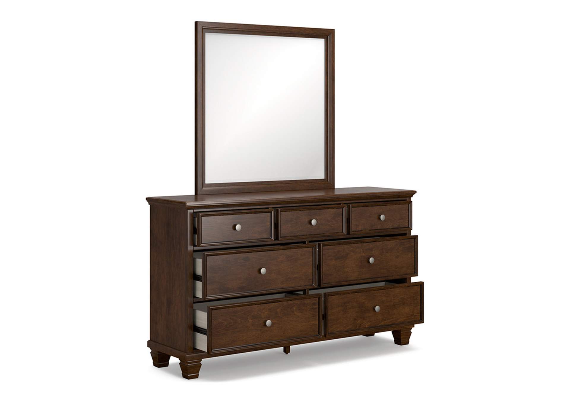 Danabrin Twin Panel Bed with Mirrored Dresser and 2 Nightstands,Signature Design By Ashley