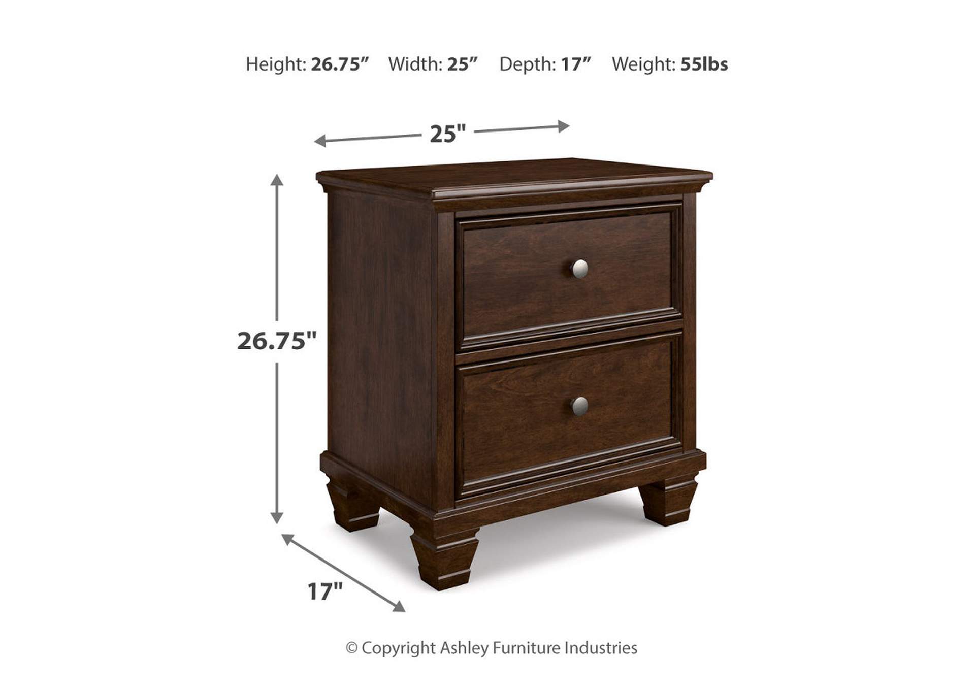 Danabrin Full Panel Bed with Mirrored Dresser and Nightstand,Signature Design By Ashley