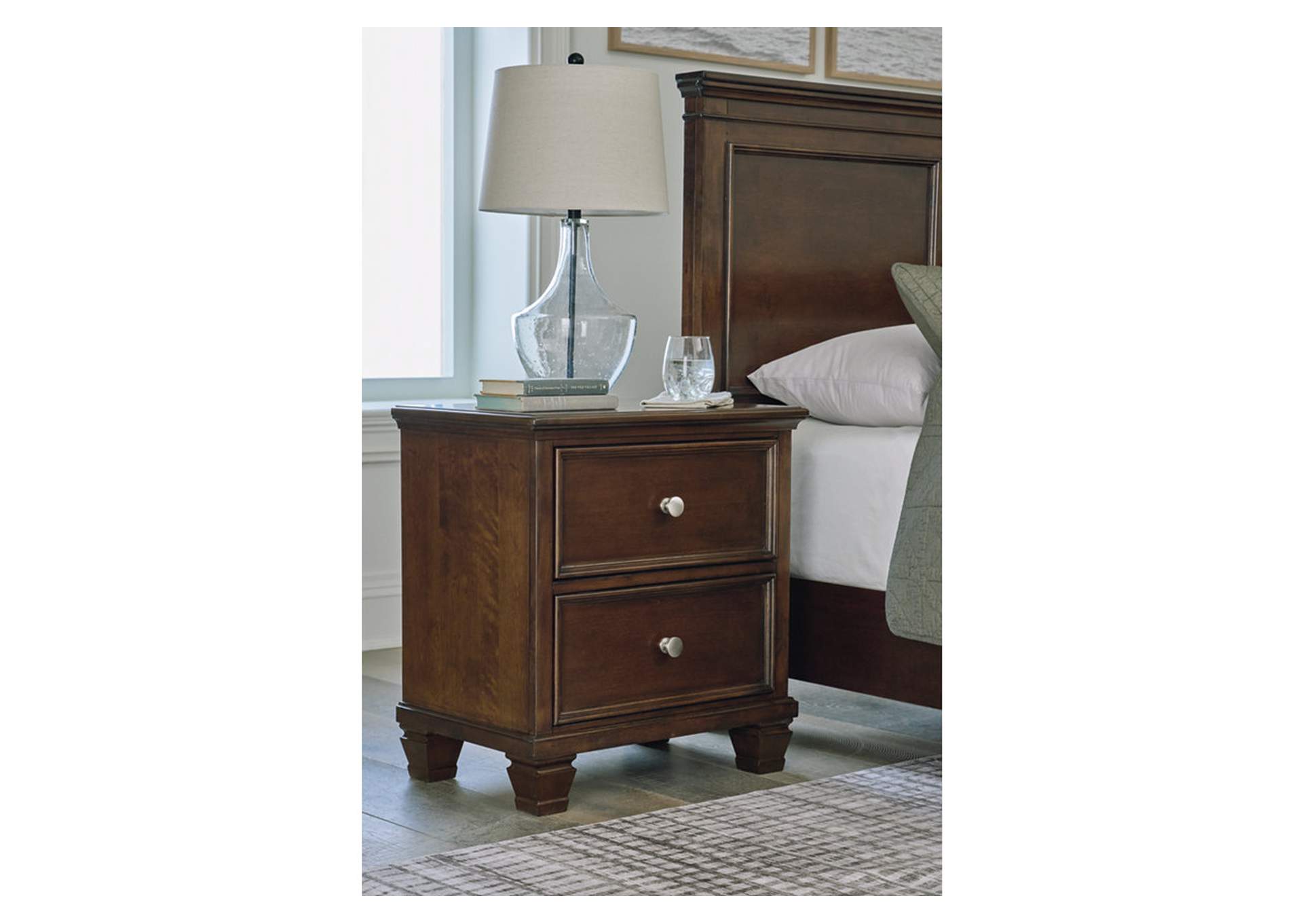 Danabrin Twin Panel Bed with Mirrored Dresser and Nightstand,Signature Design By Ashley