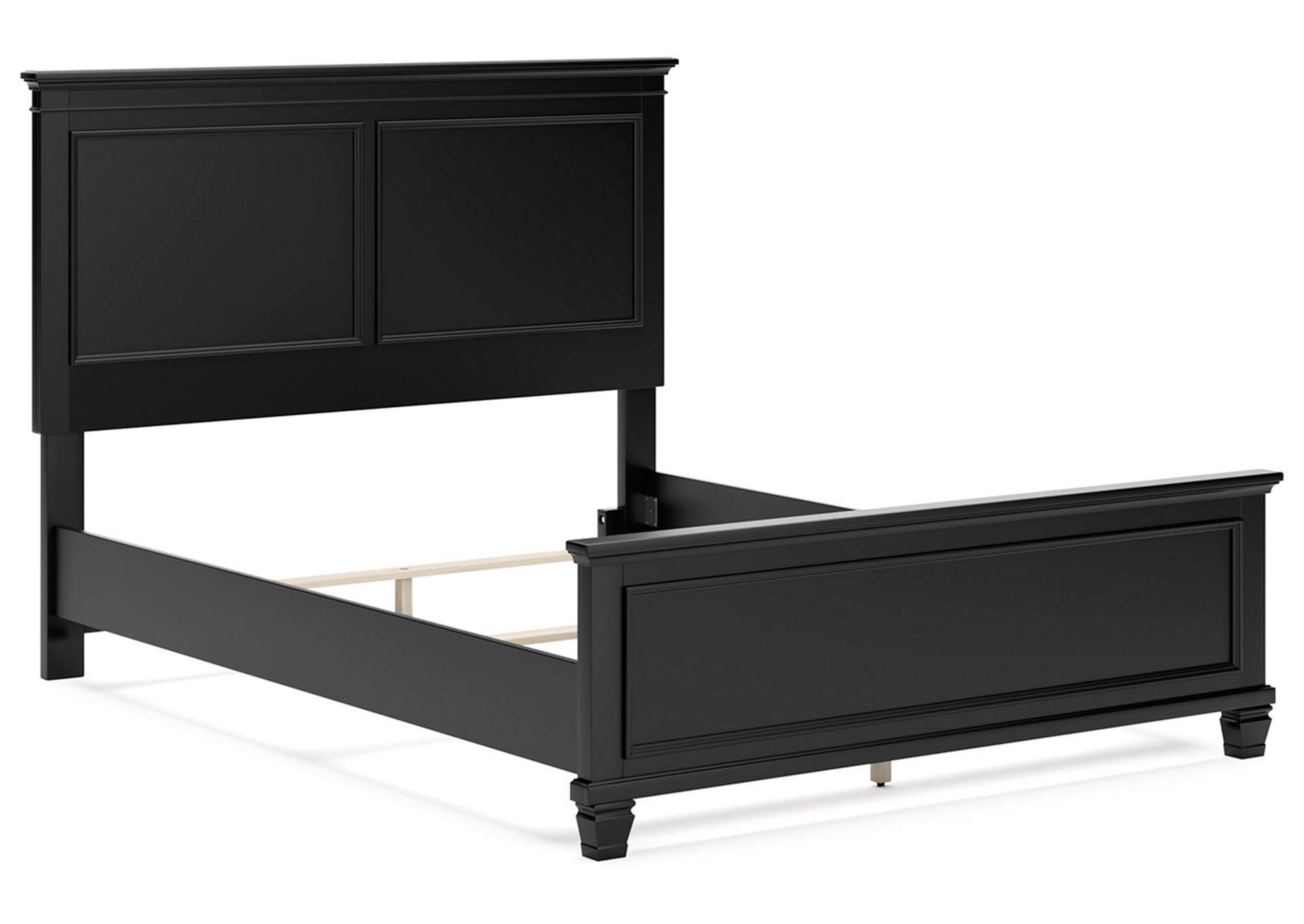 Lanolee Queen Panel Bed with Mirrored Dresser and 2 Nightstands,Signature Design By Ashley