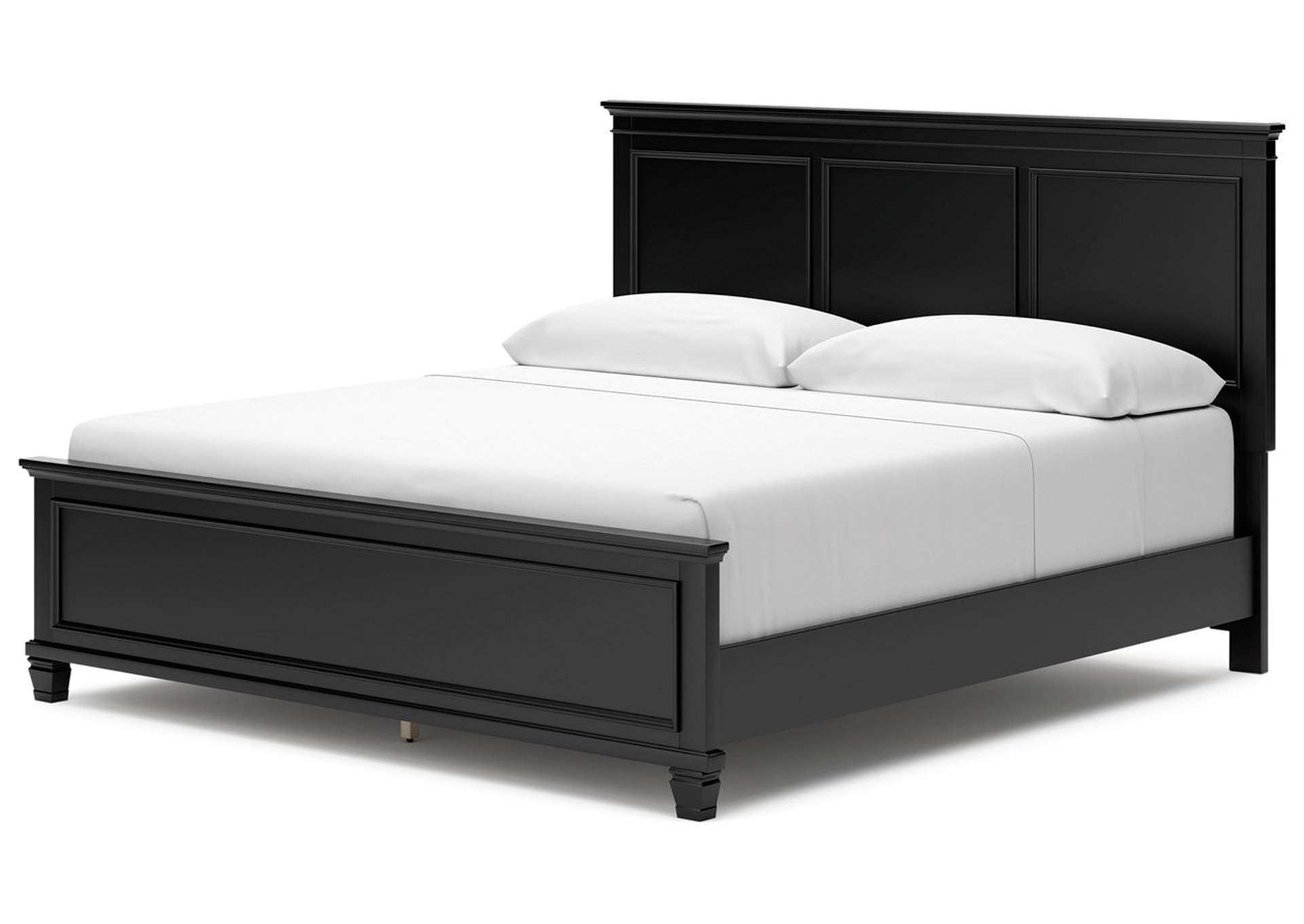 Lanolee King Panel Bed with Mirrored Dresser and 2 Nightstands,Signature Design By Ashley