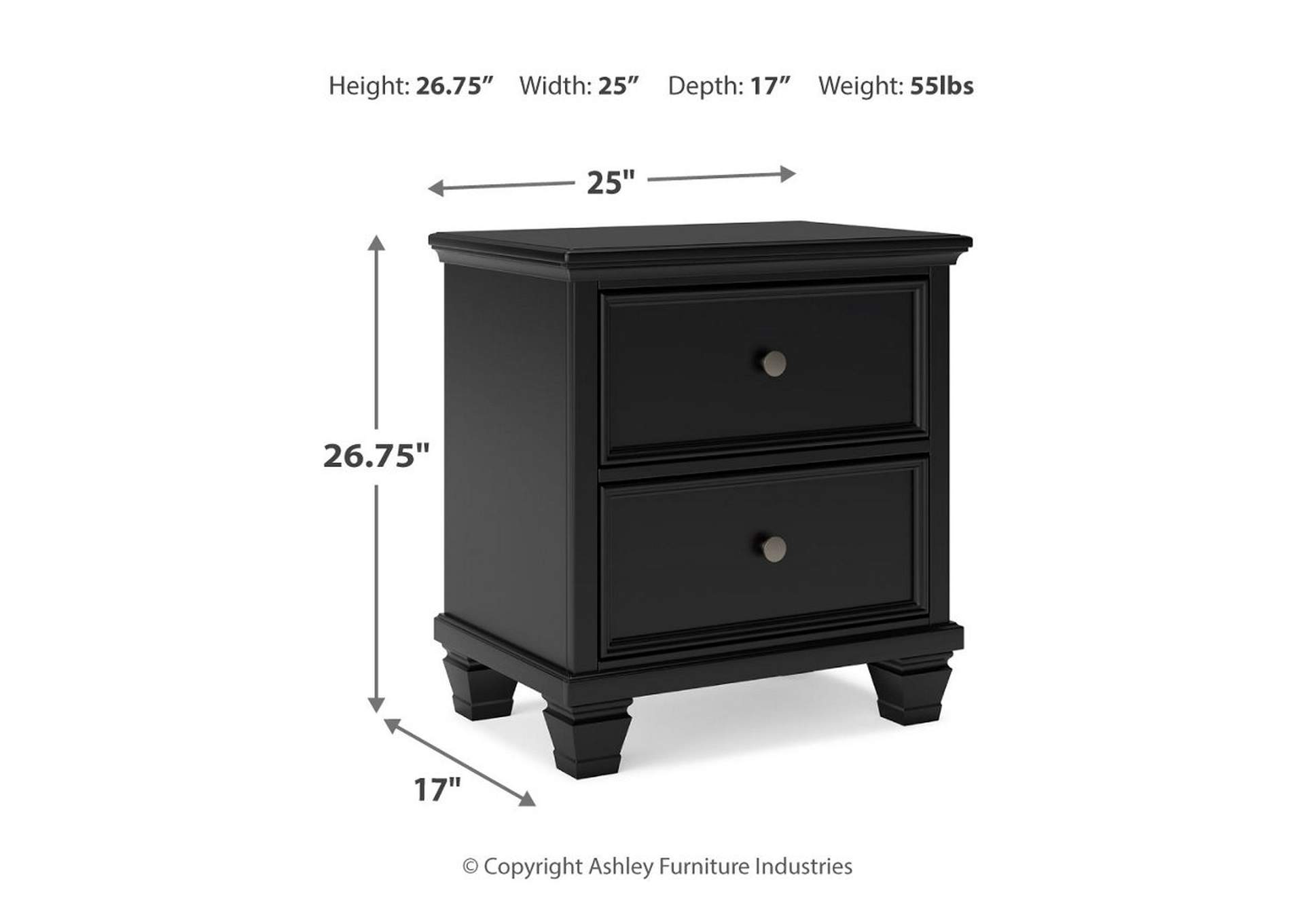 Lanolee Full Panel Bed with Mirrored Dresser, Chest and Nightstand,Signature Design By Ashley