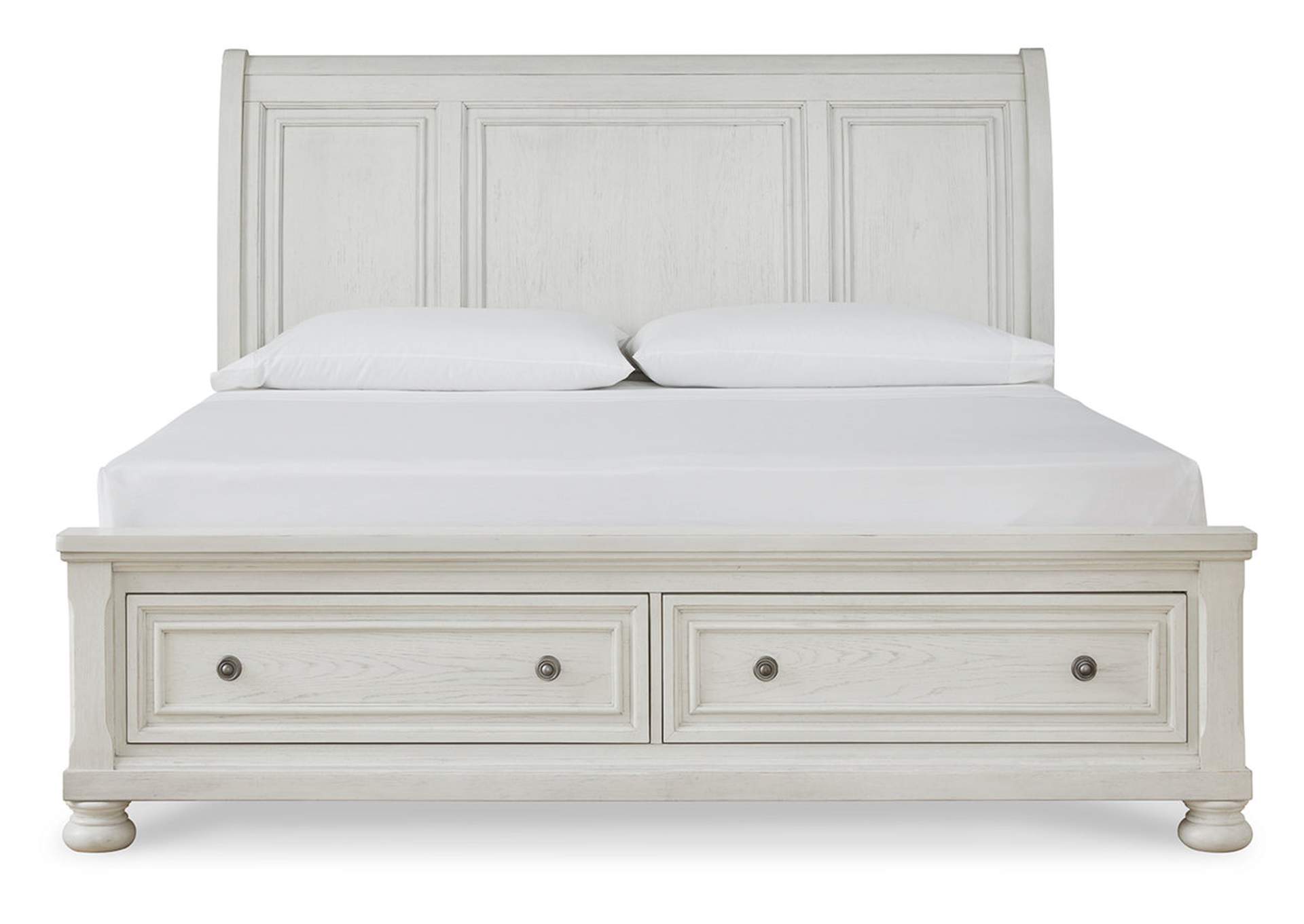 Robbinsdale California King Sleigh Bed with Storage with Dresser,Signature Design By Ashley