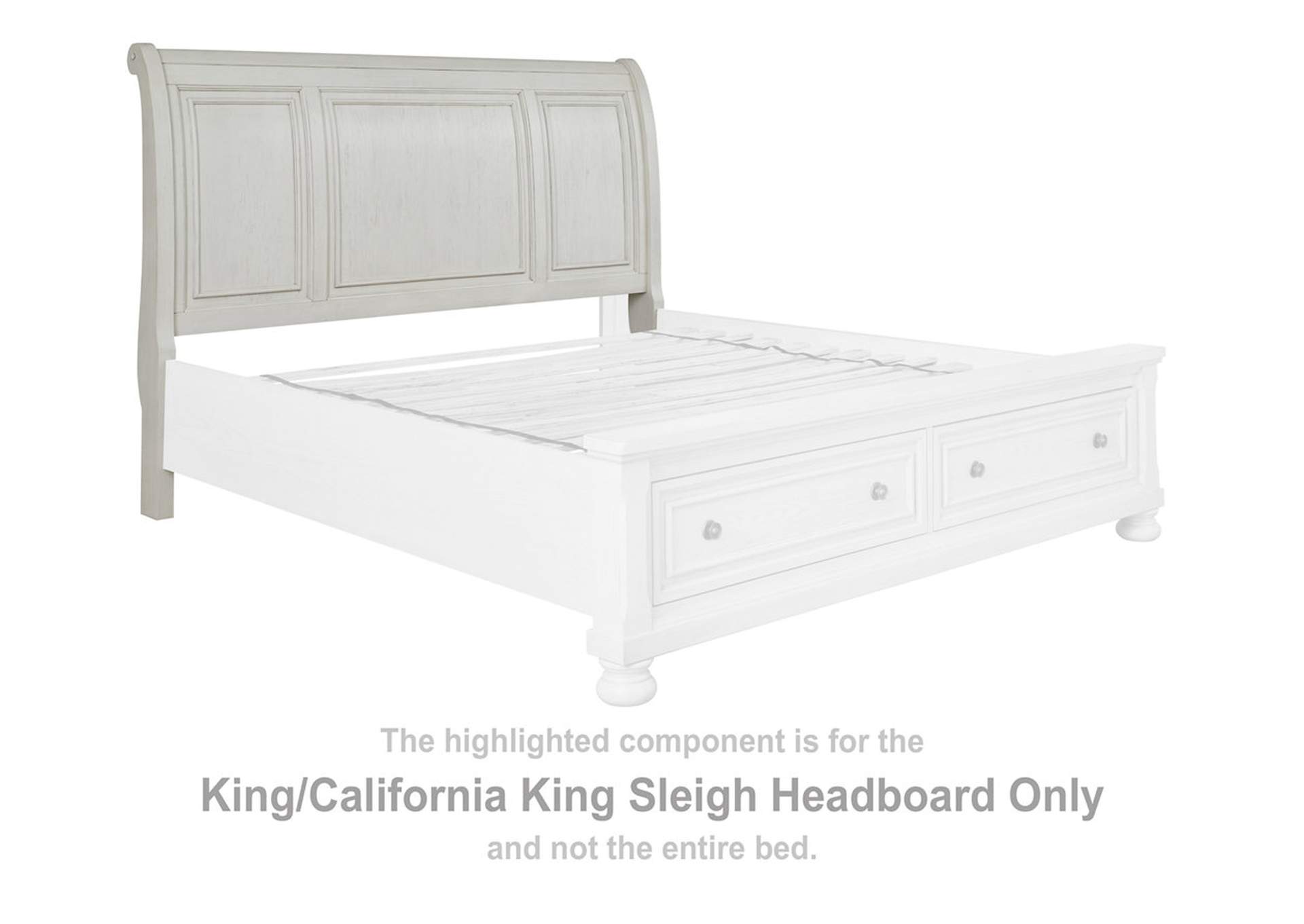 Robbinsdale King Sleigh Bed with Storage,Signature Design By Ashley