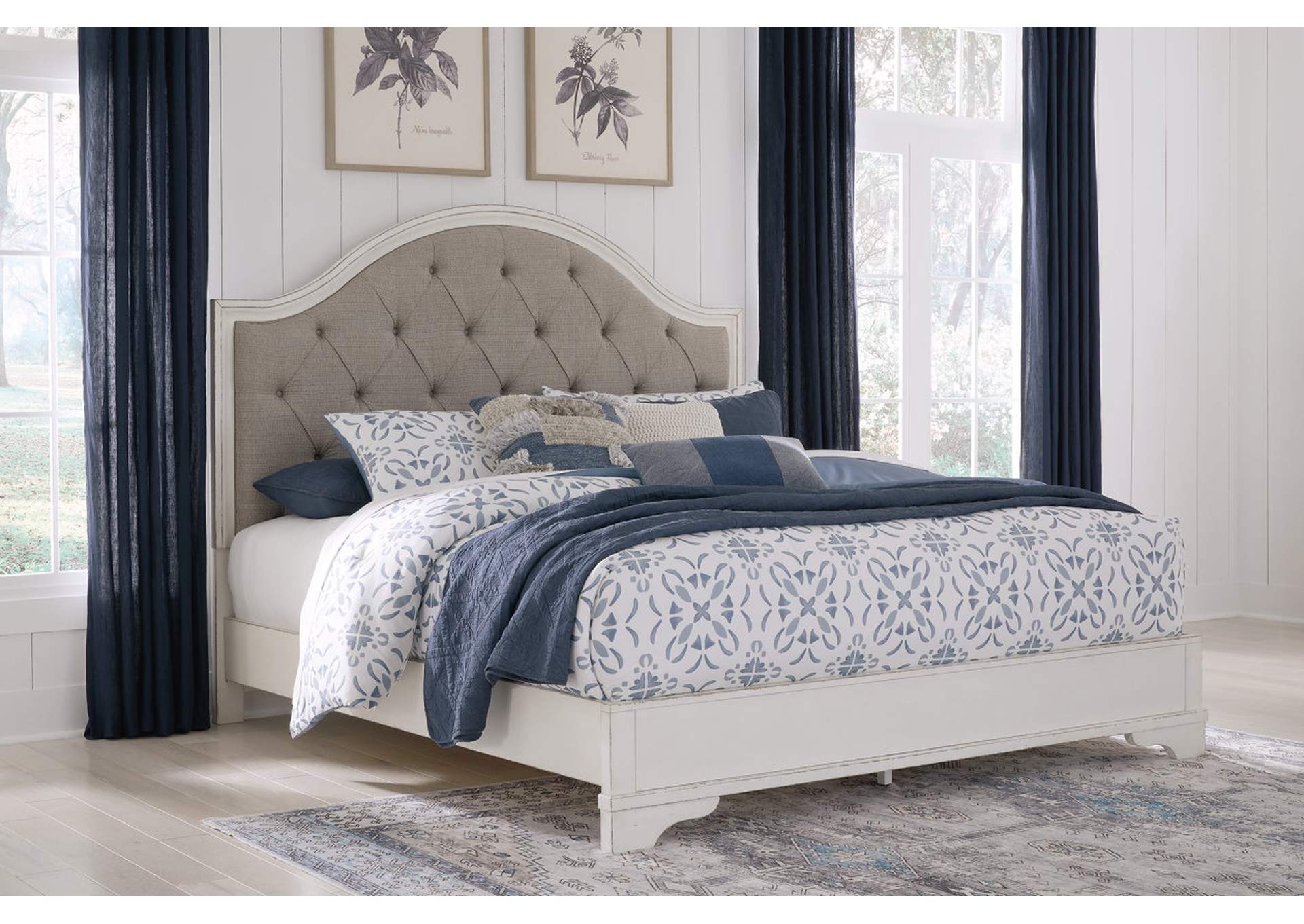 Blendon King Upholstered Panel Bed,Signature Design By Ashley