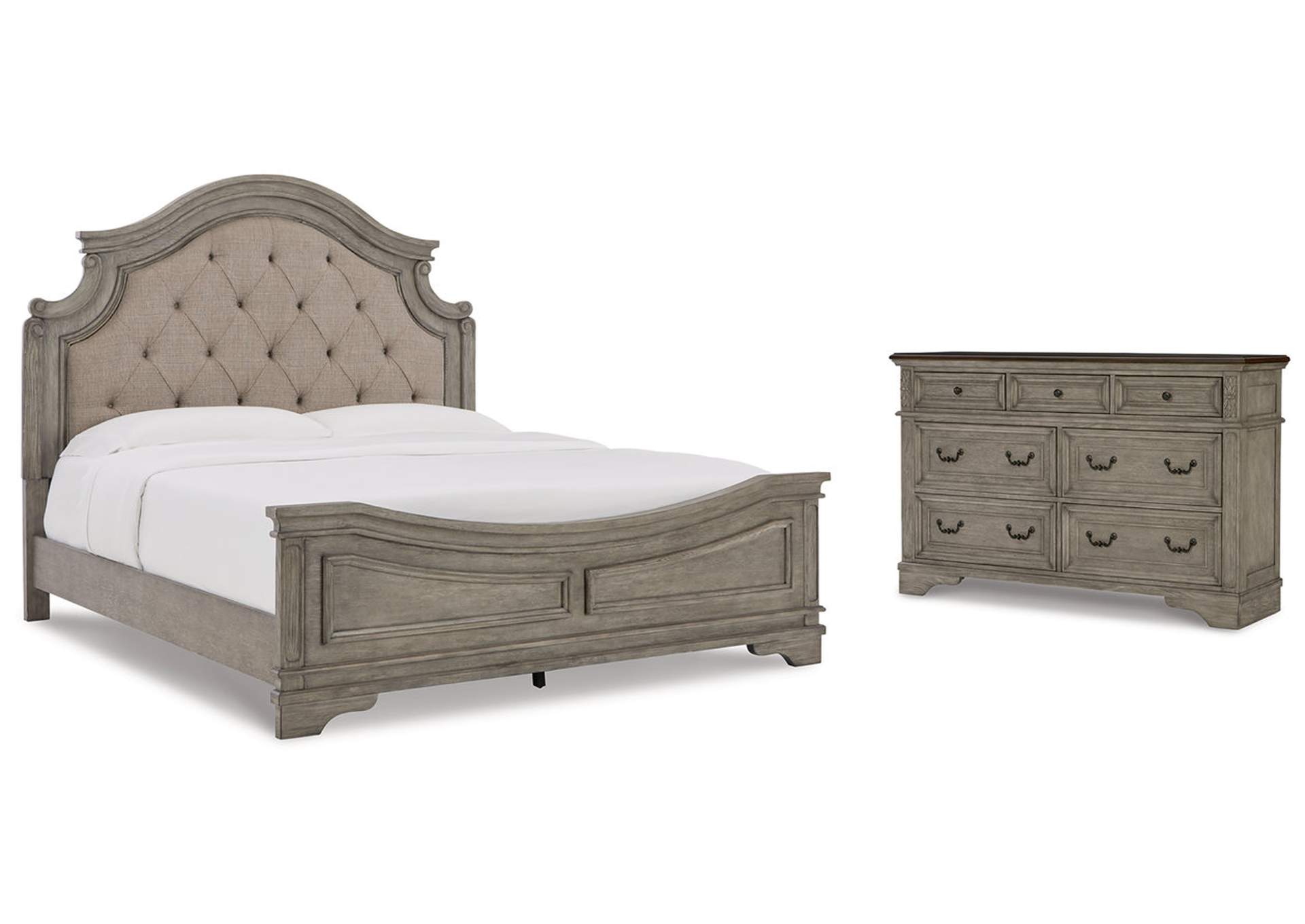 Lodenbay California King Panel Bed with Dresser,Signature Design By Ashley