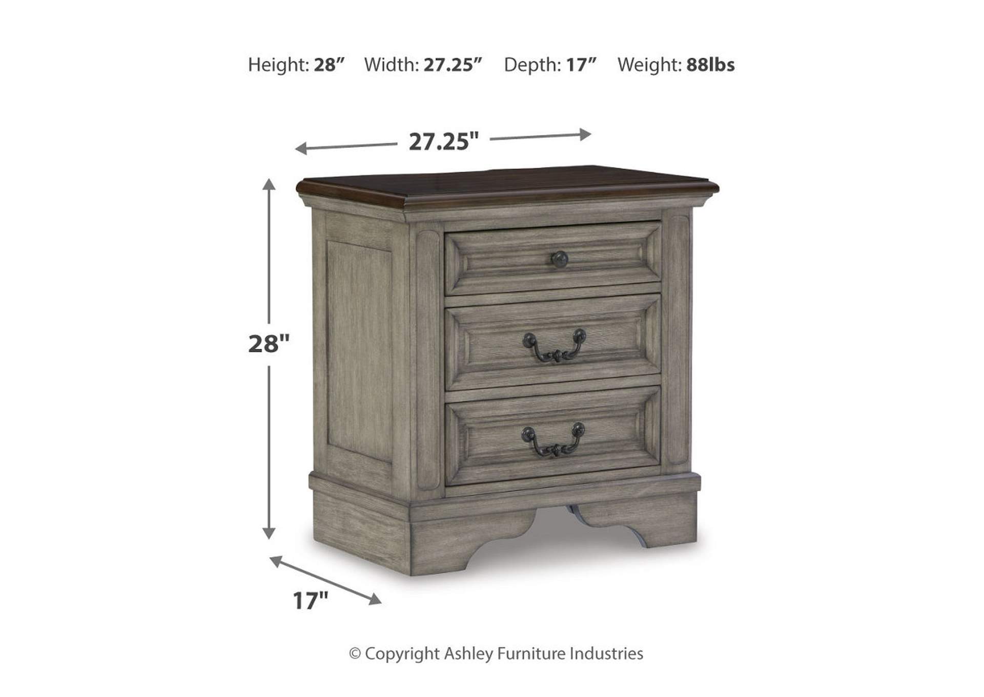 Lodenbay Queen Upholstered Panel Bed, Dresser, Mirror, Chest and Nightstand,Signature Design By Ashley