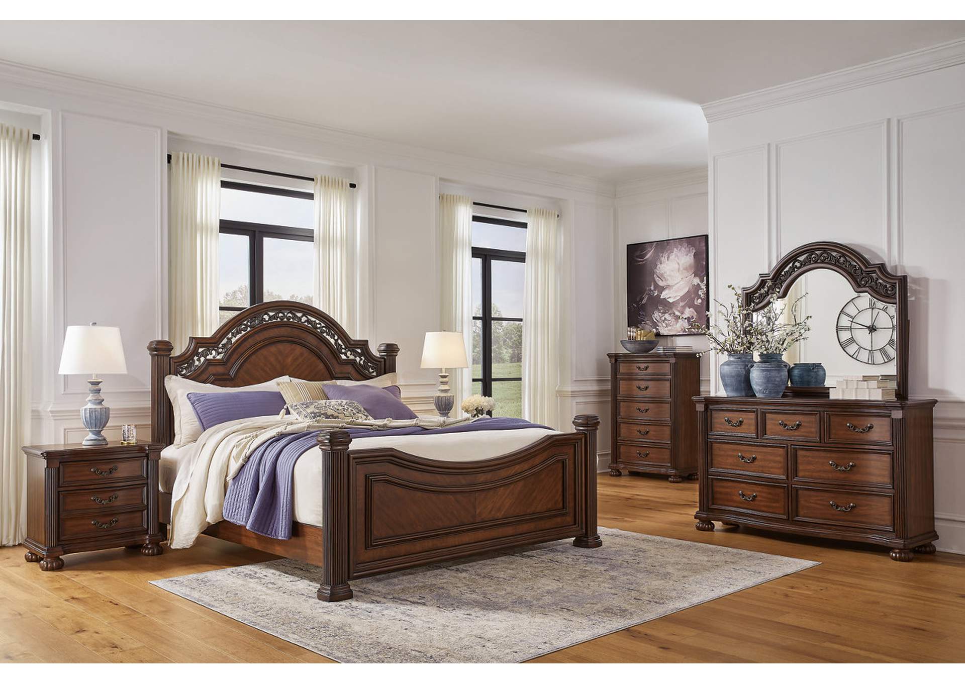 Lavinton King Poster Bed,Signature Design By Ashley