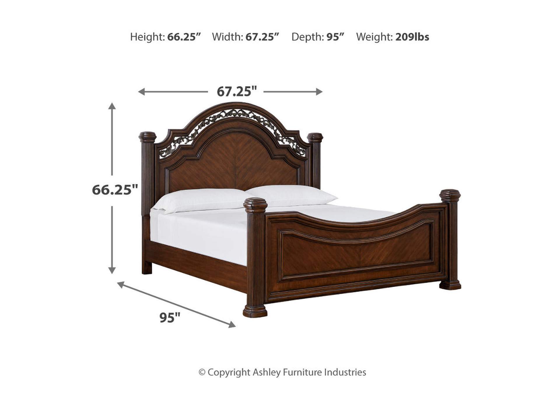 Lavinton Queen Poster Bed with Dresser,Signature Design By Ashley