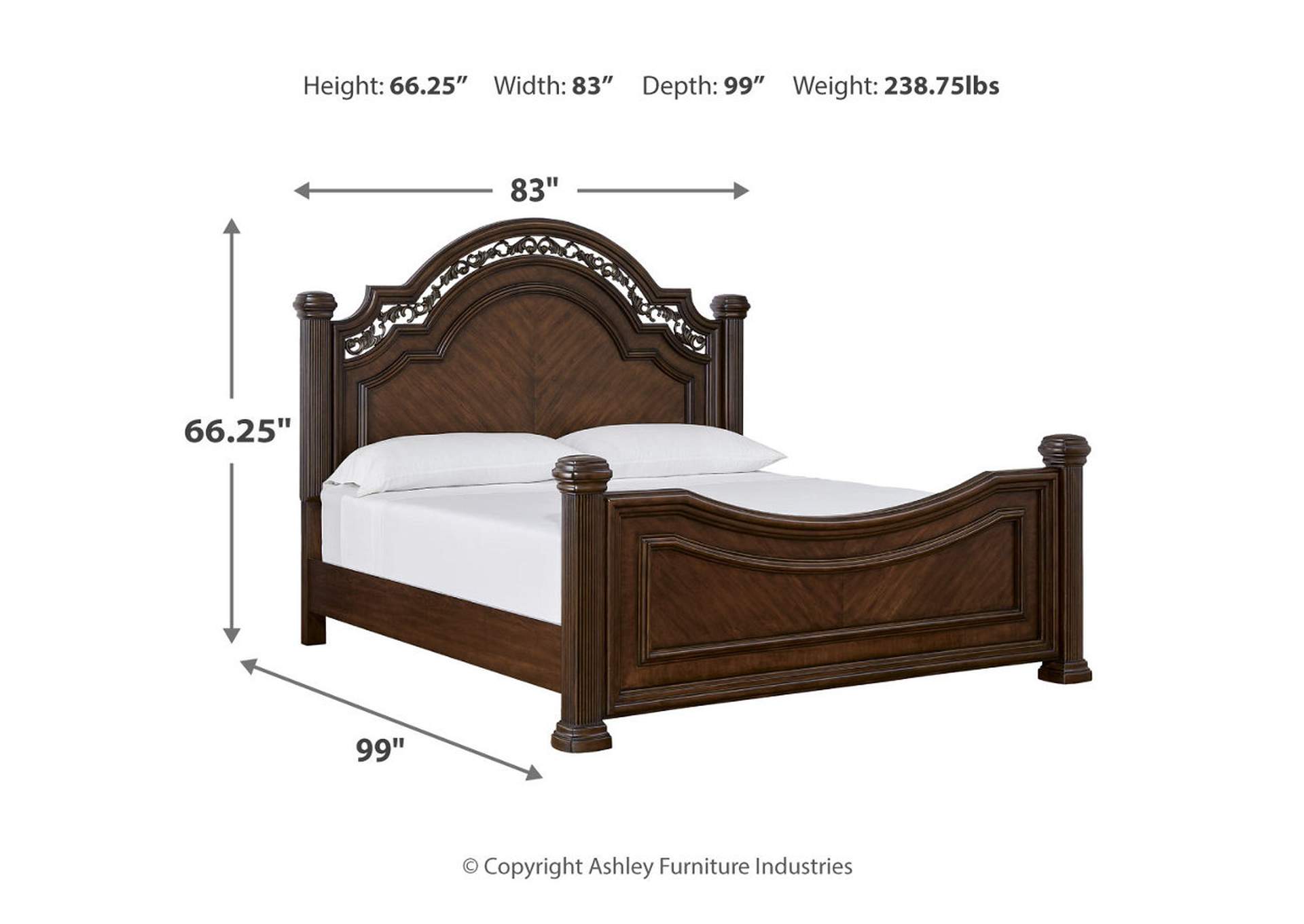 Lavinton California King Poster Bed,Signature Design By Ashley