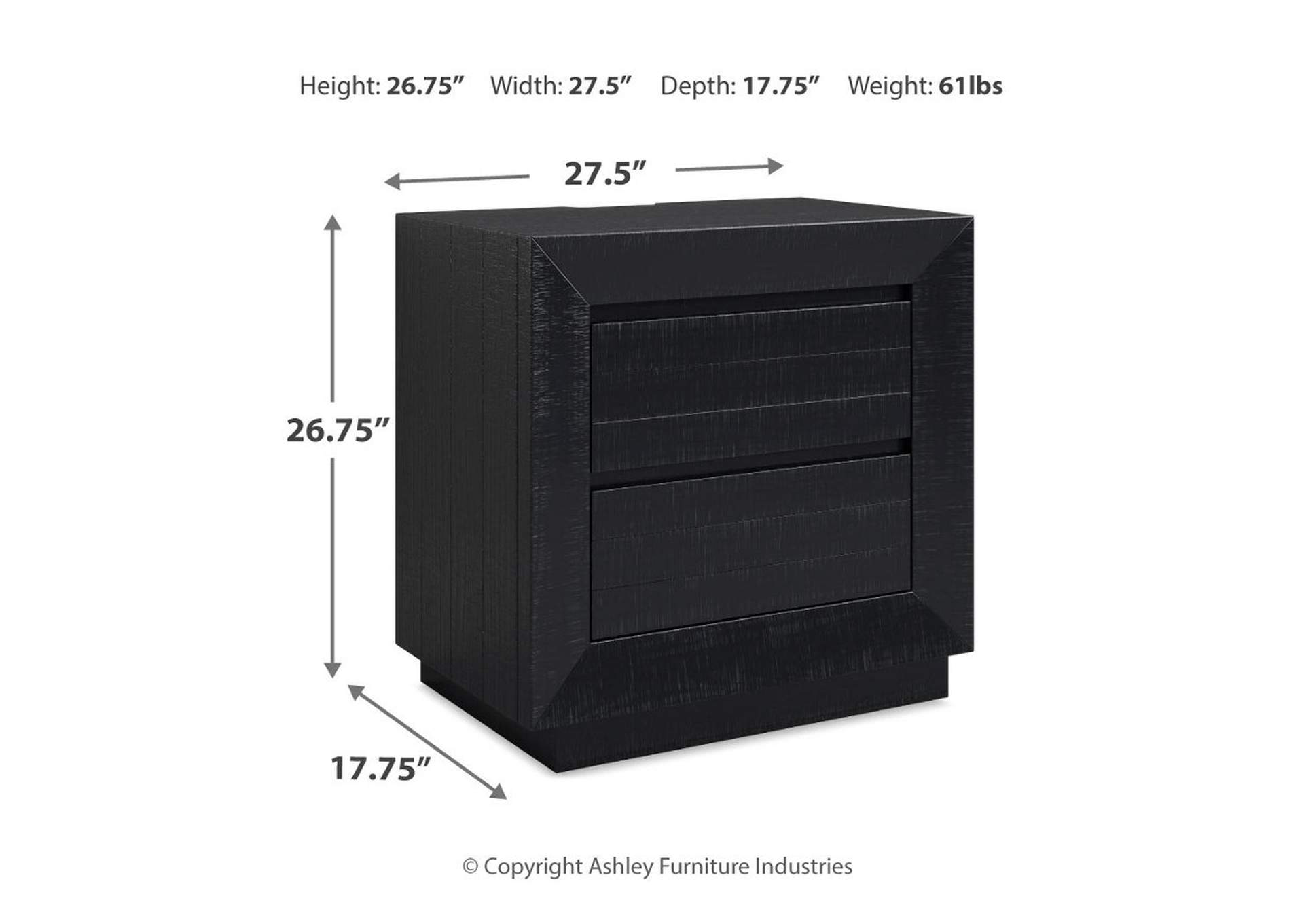 Londer Nightstand,Millennium