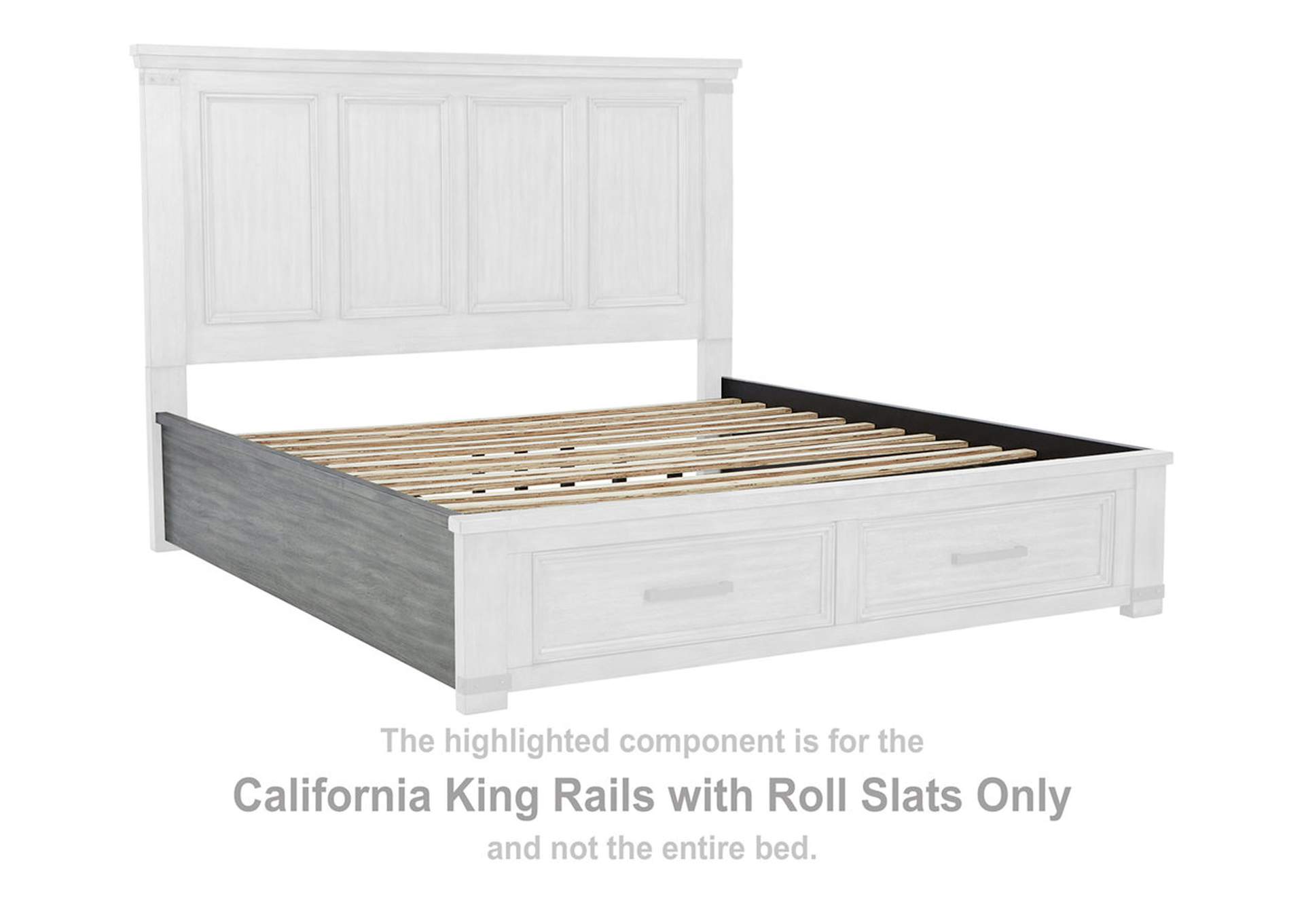 Russelyn California King Panel Storage Bed, Dresser, Mirror and Nightstand,Signature Design By Ashley