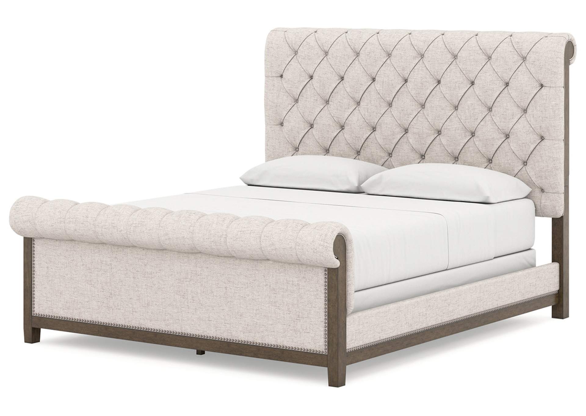 Hillcott California King Upholstered Bed,Millennium