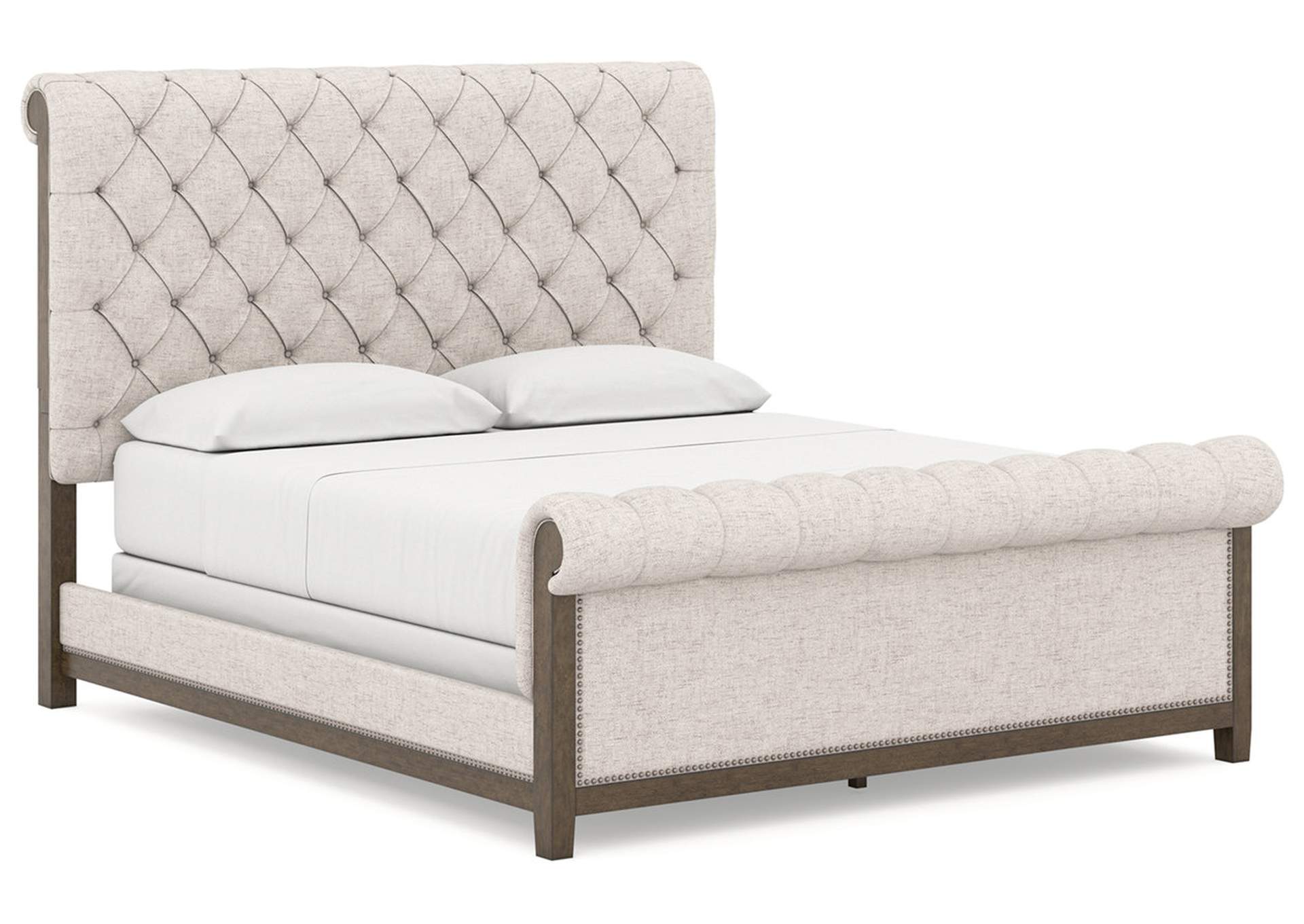 Hillcott California King Upholstered Bed,Millennium