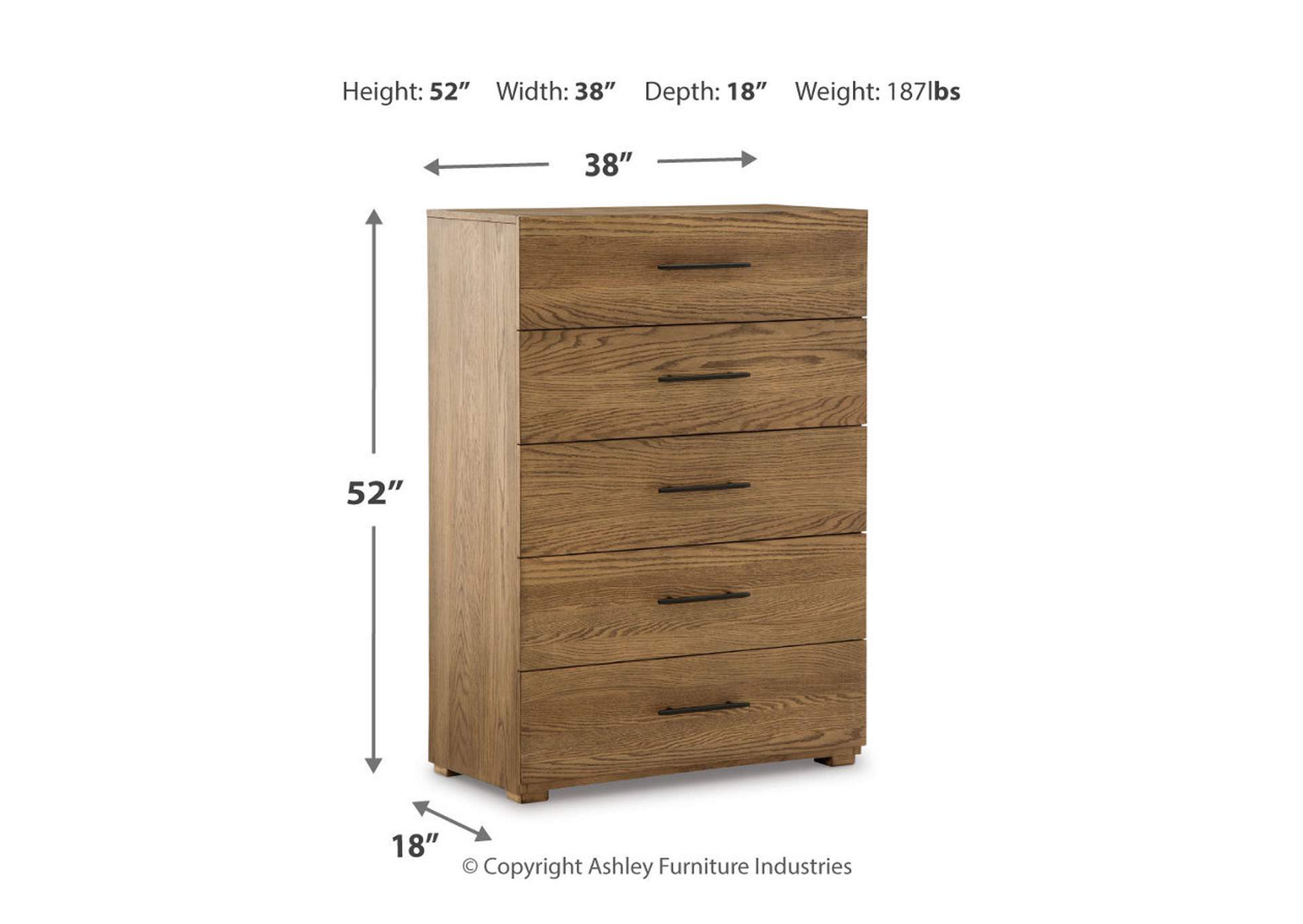 Dakmore Chest of Drawers,Signature Design By Ashley