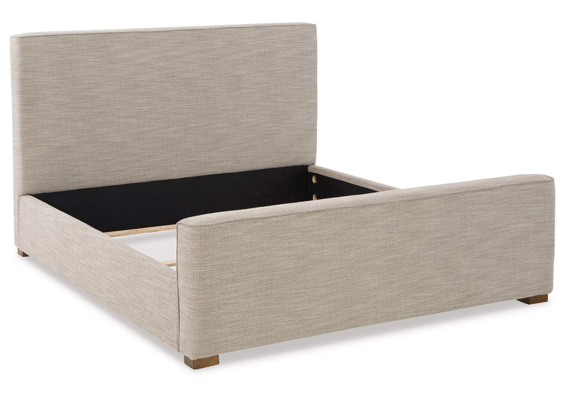 Dakmore California King Upholstered Bed, Dresser and Mirror,Signature Design By Ashley