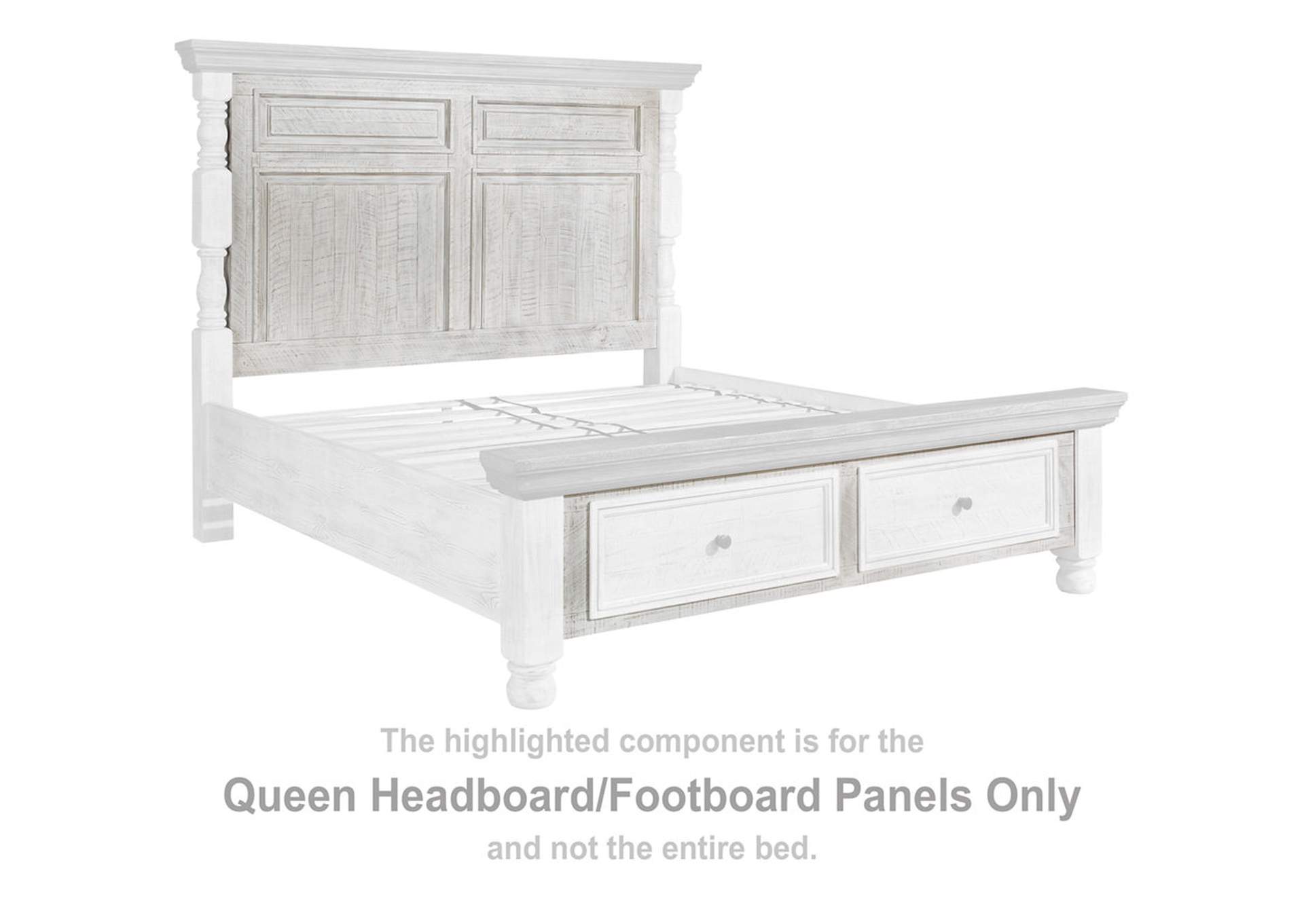 Havalance Queen Poster Bed with 2 Storage Drawers,Millennium