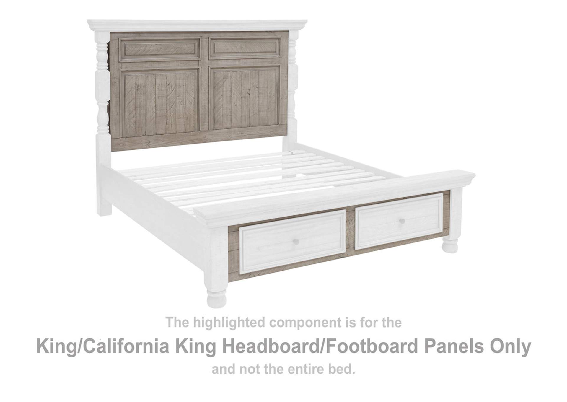 Harrastone King Panel Bed, Dresser and Mirror,Millennium