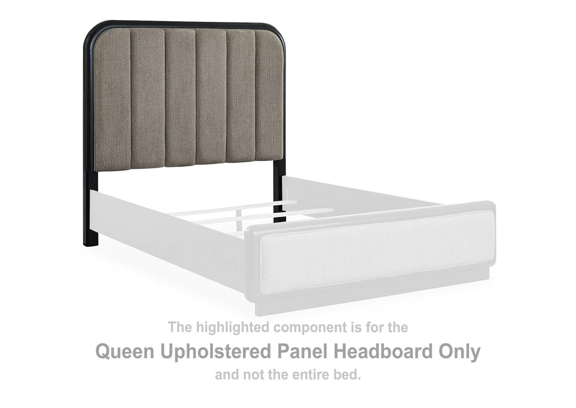 Rowanbeck Queen Upholstered Panel Bed,Signature Design By Ashley