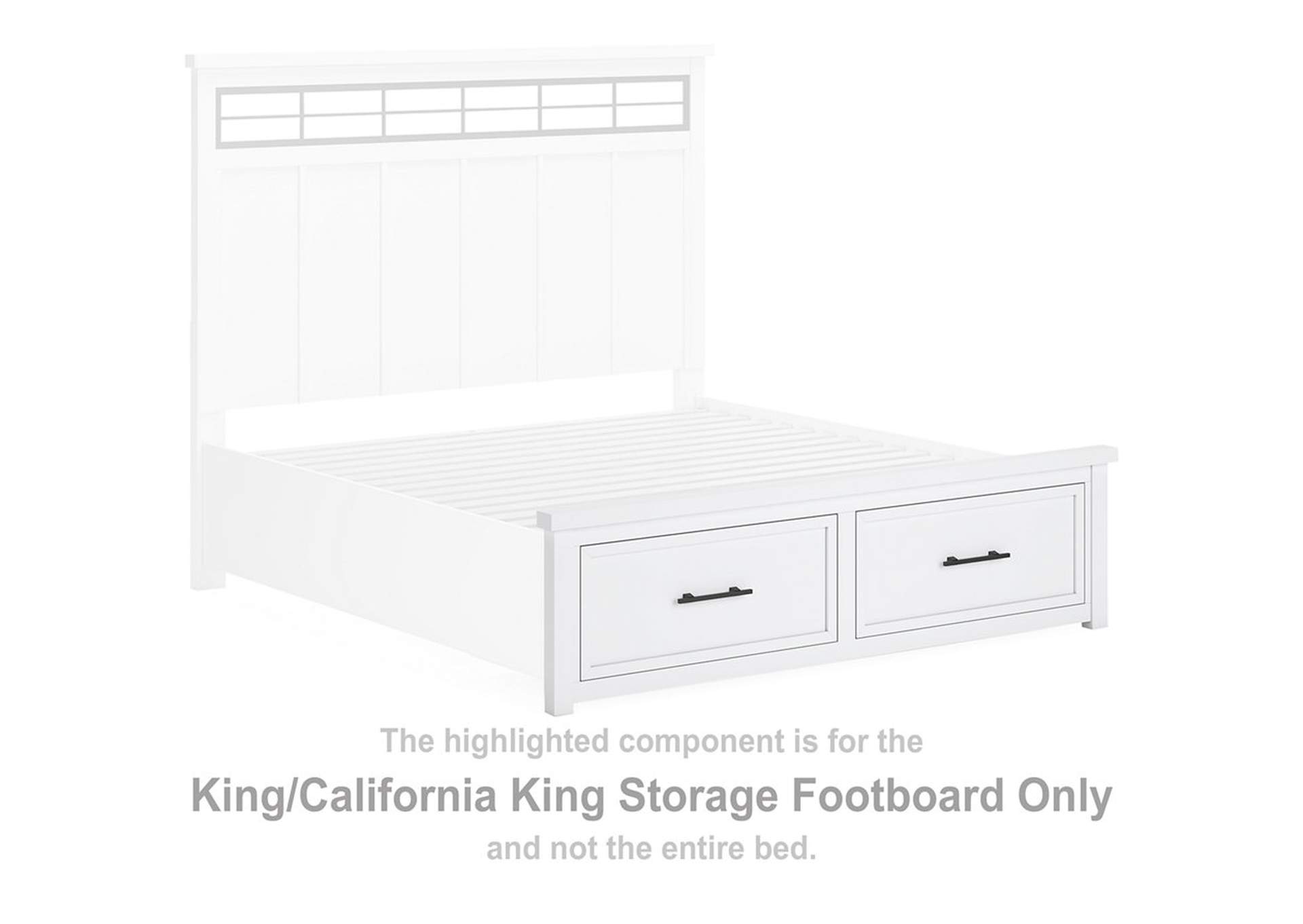 Ashbryn King Panel Storage Bed,Benchcraft