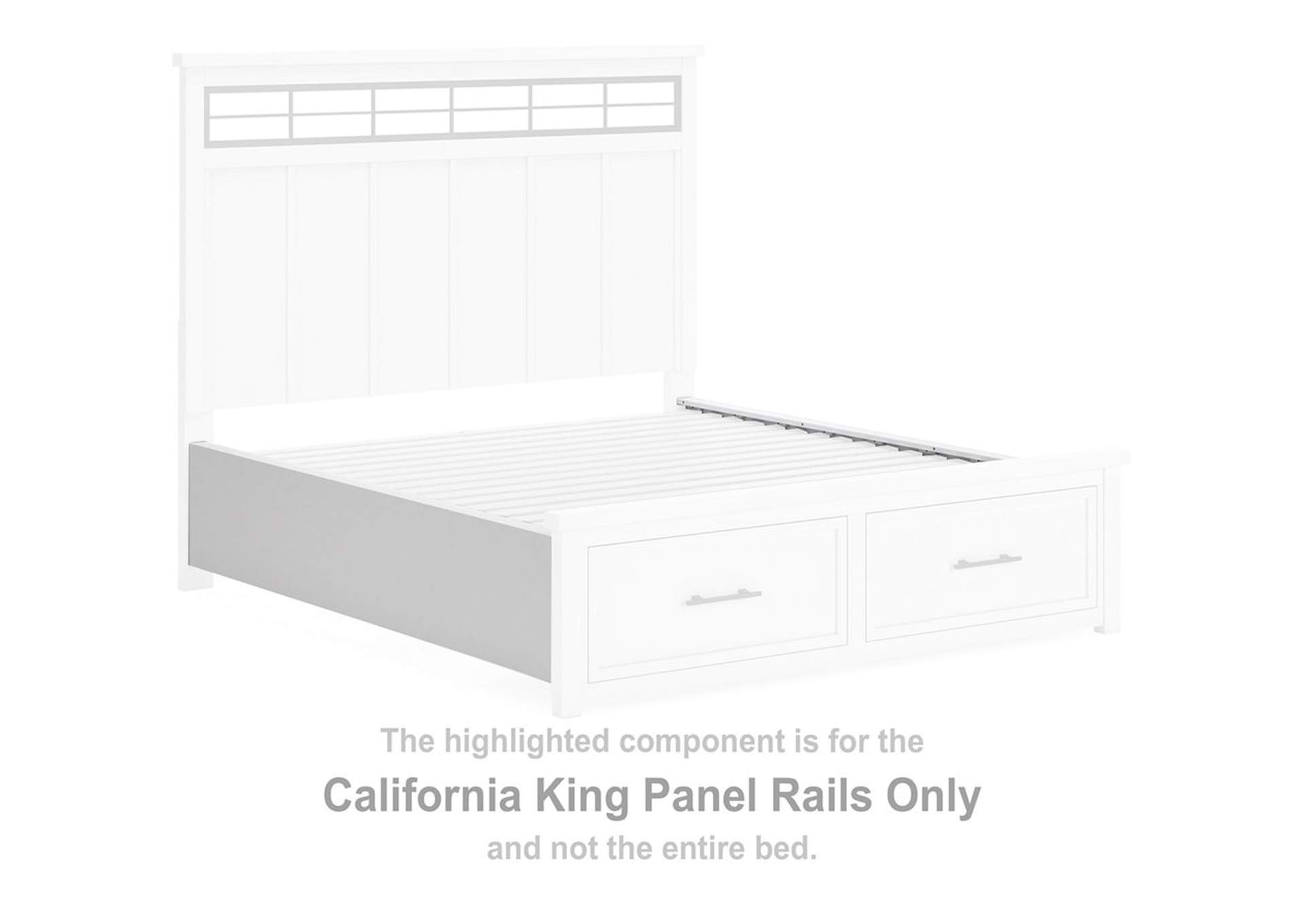 Ashbryn California King Panel Storage Bed,Benchcraft