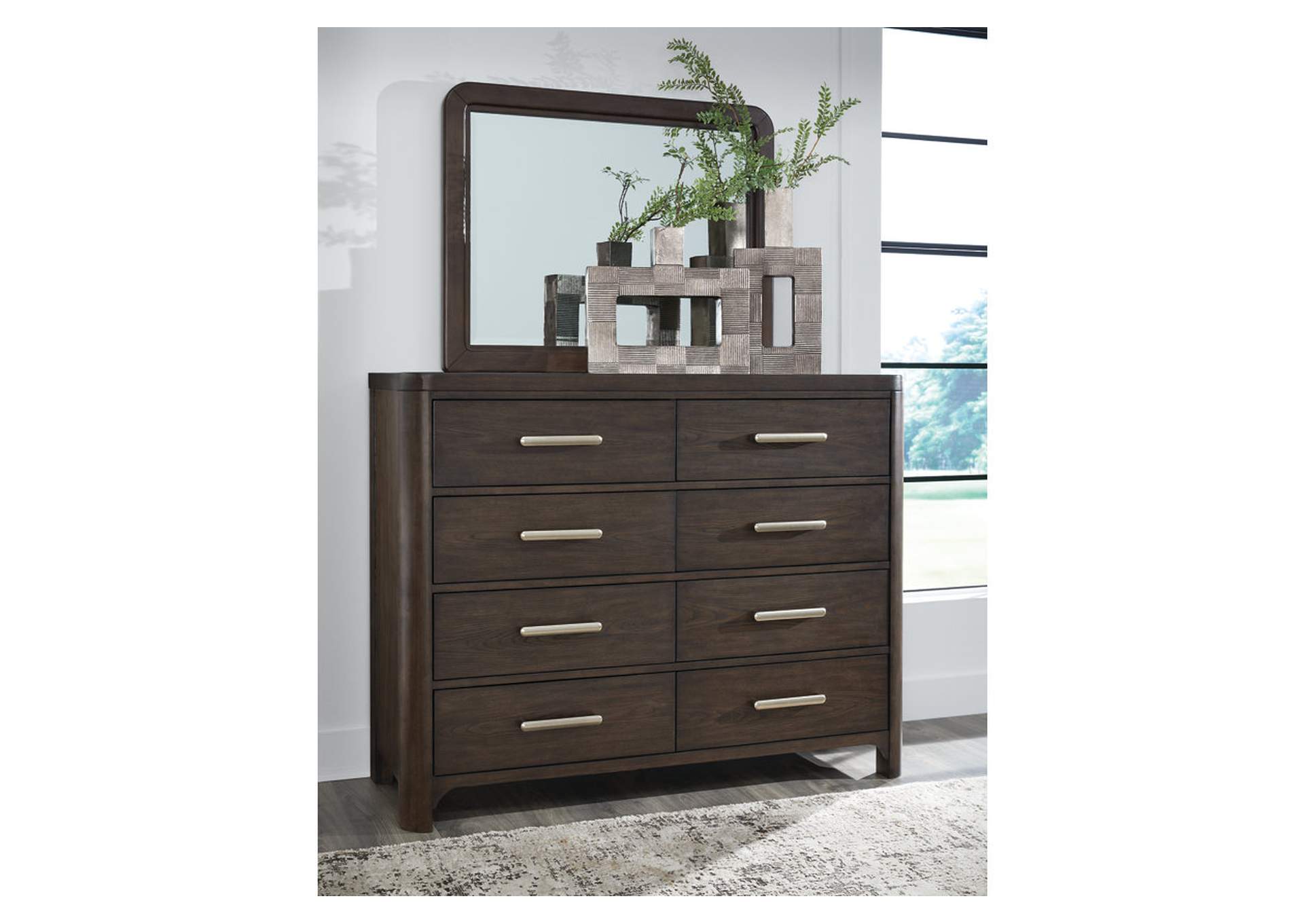 Breckington Dresser and Mirror,Millennium